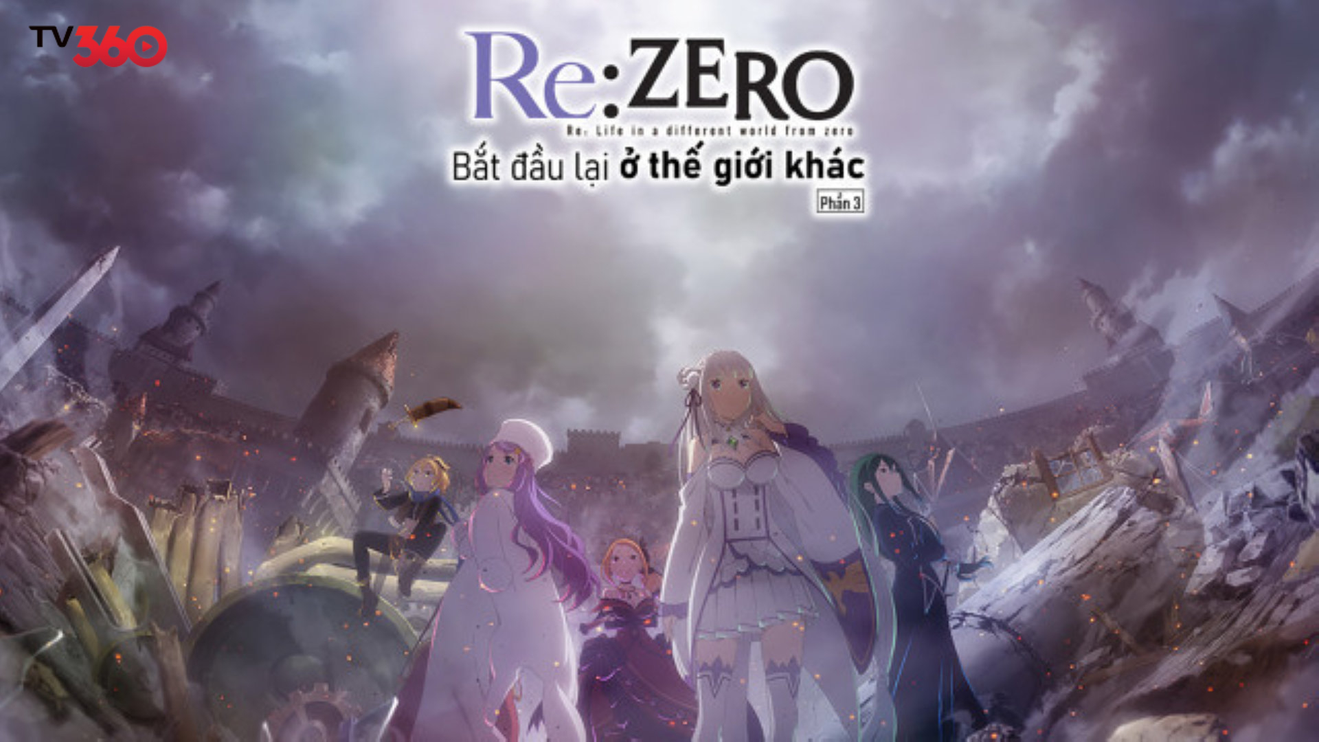 “Re:ZERO” phần 3 tiếp nối câu chuyện một năm trôi qua kể từ khi giải phóng dinh thự Roswaal