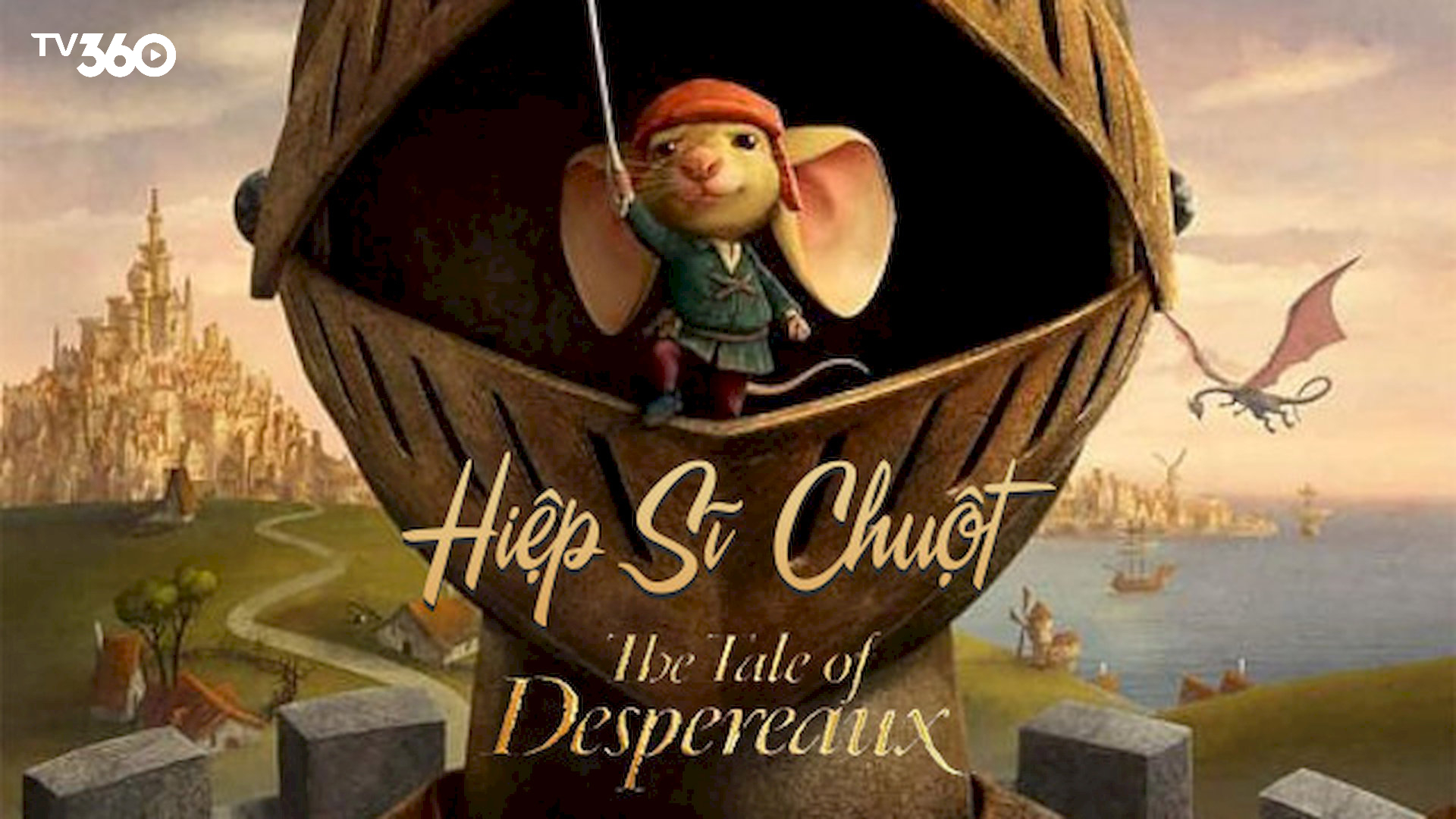 Chuột nhỏ Despereaux dũng cảm vượt qua hiểm nguy để giải cứu công chúa Pea và thực hiện ước mơ hiệp sĩ