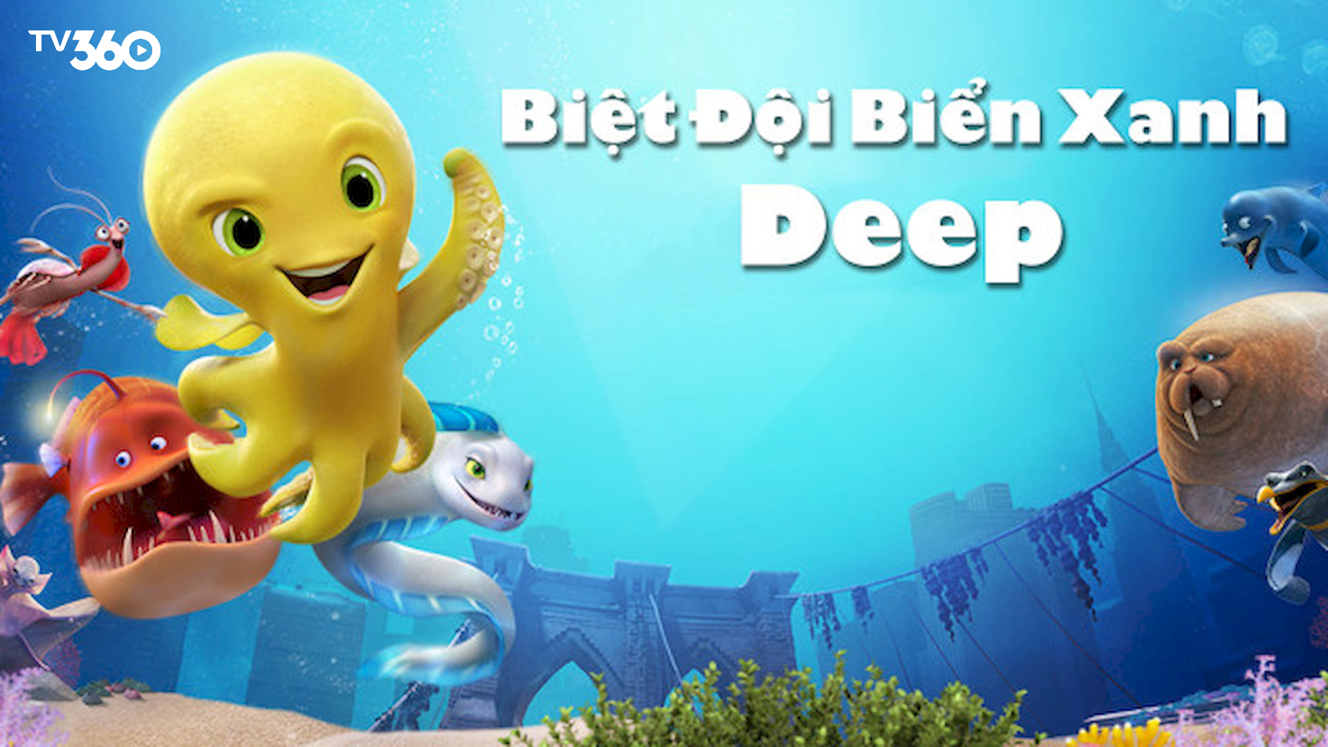 Bạch tuộc nhỏ Deep cùng bạn bè phiêu lưu khắp đại dương để bảo vệ ngôi nhà và học về ý nghĩa giữ gìn môi trường