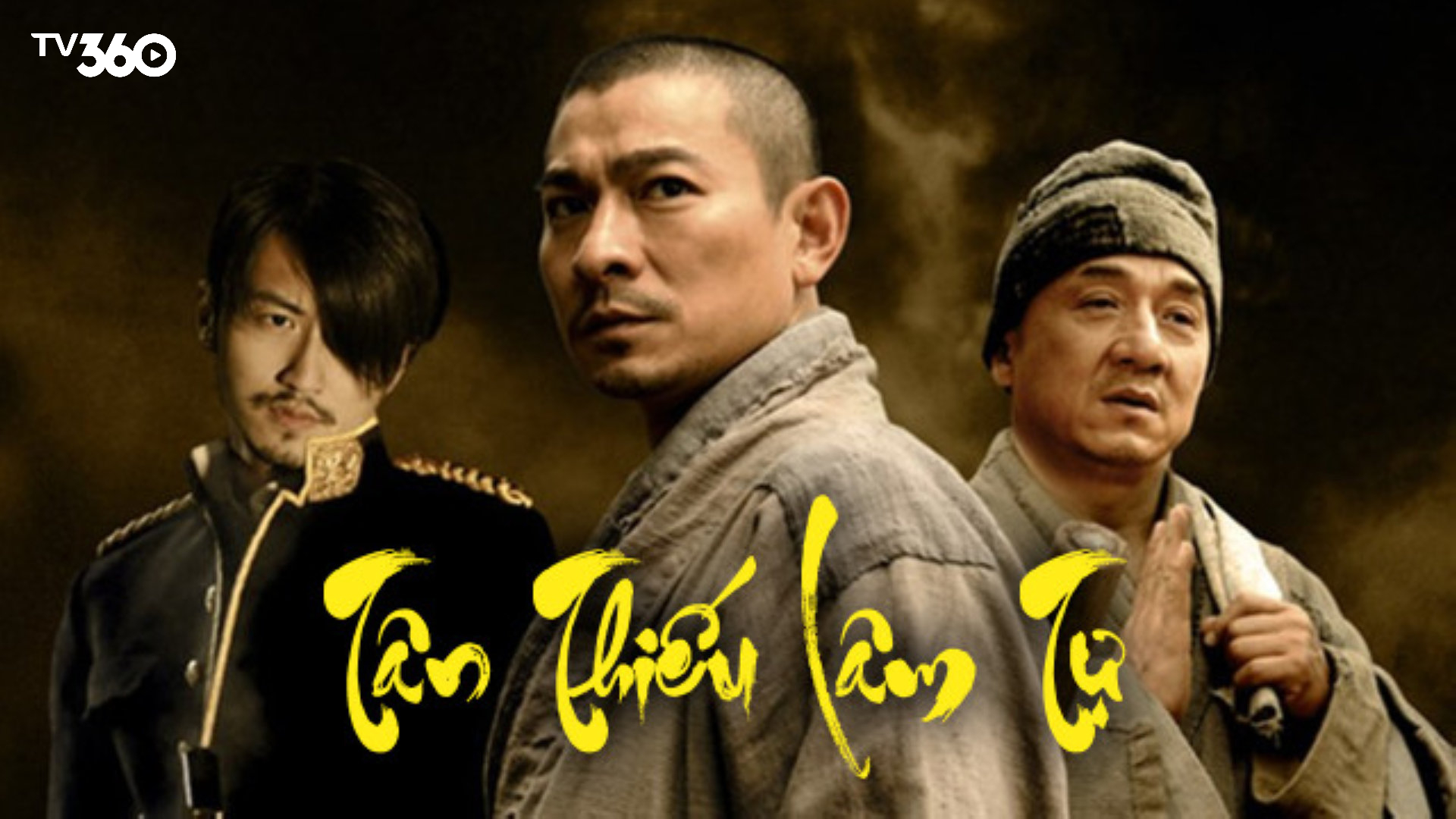 Hầu Kiệt trong bộ áo cà sa của tăng nhân Thiếu Lâm, với ánh mắt đã chuyển hóa sang sự bình yên và giác ngộ