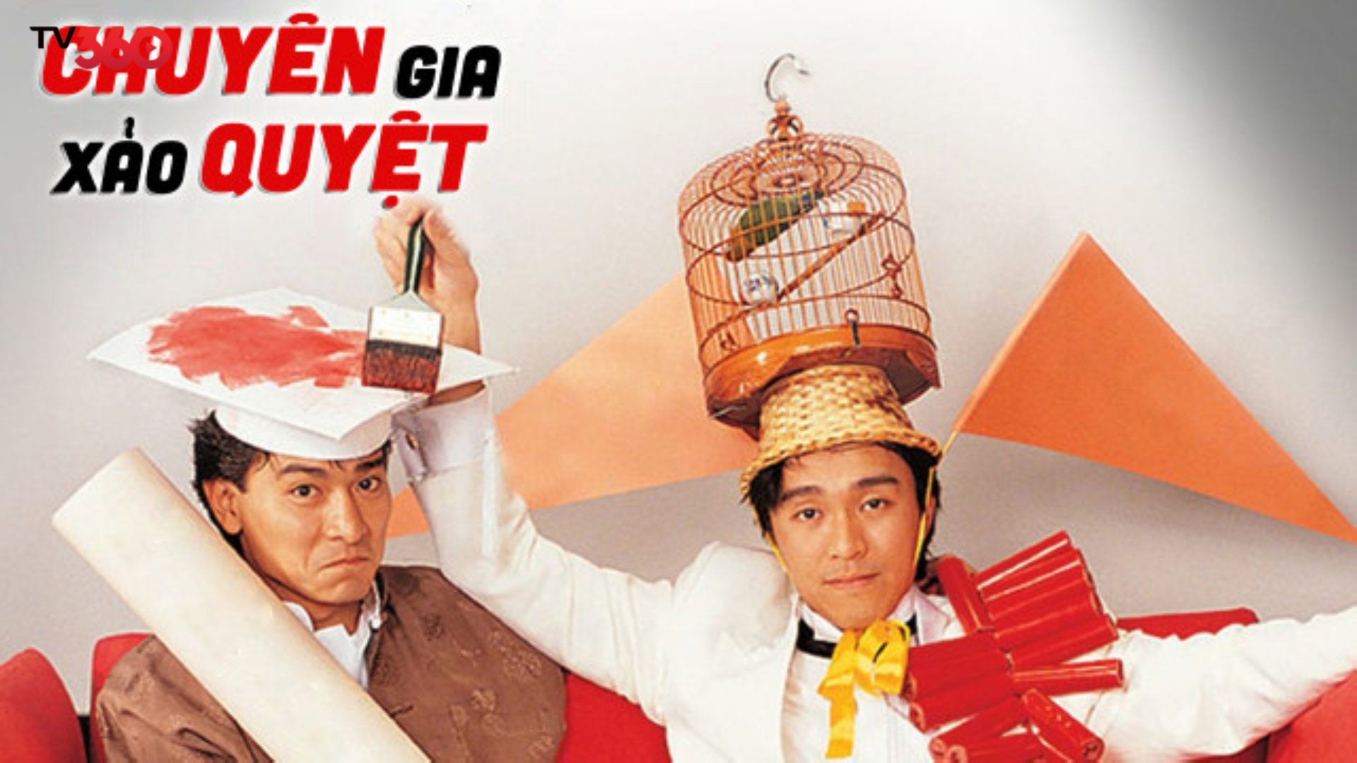 Chuyên Gia Chơi Khăm (Châu Tinh Trì) gương mặt tinh quái và đầy vẻ mưu mẹo, đối lập hoàn toàn với vẻ nghiêm túc của Chi (Lưu Đức Hoa)