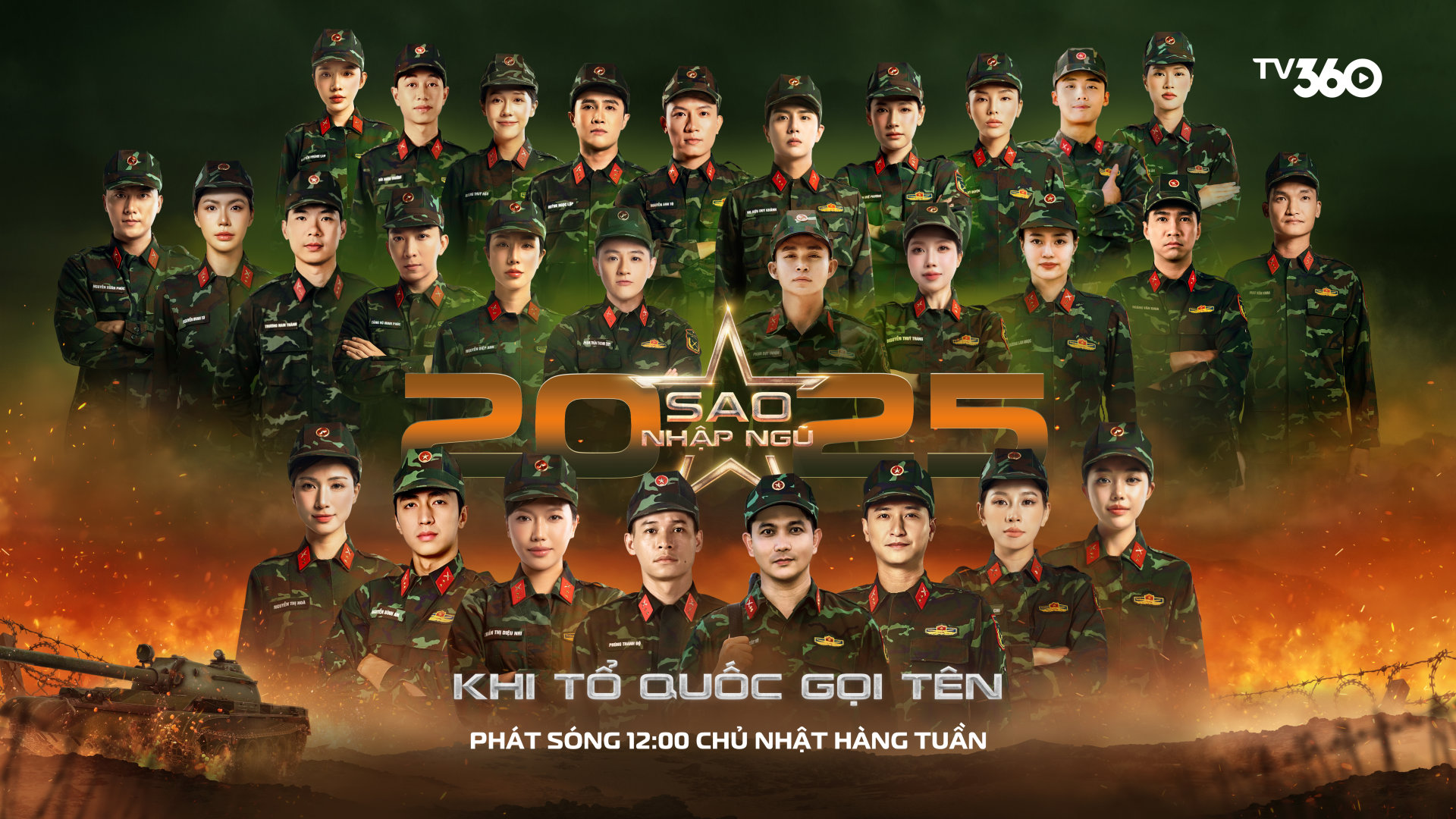 Sao Nhập Ngũ 2025 trở lại với mùa All-Star hoành tráng