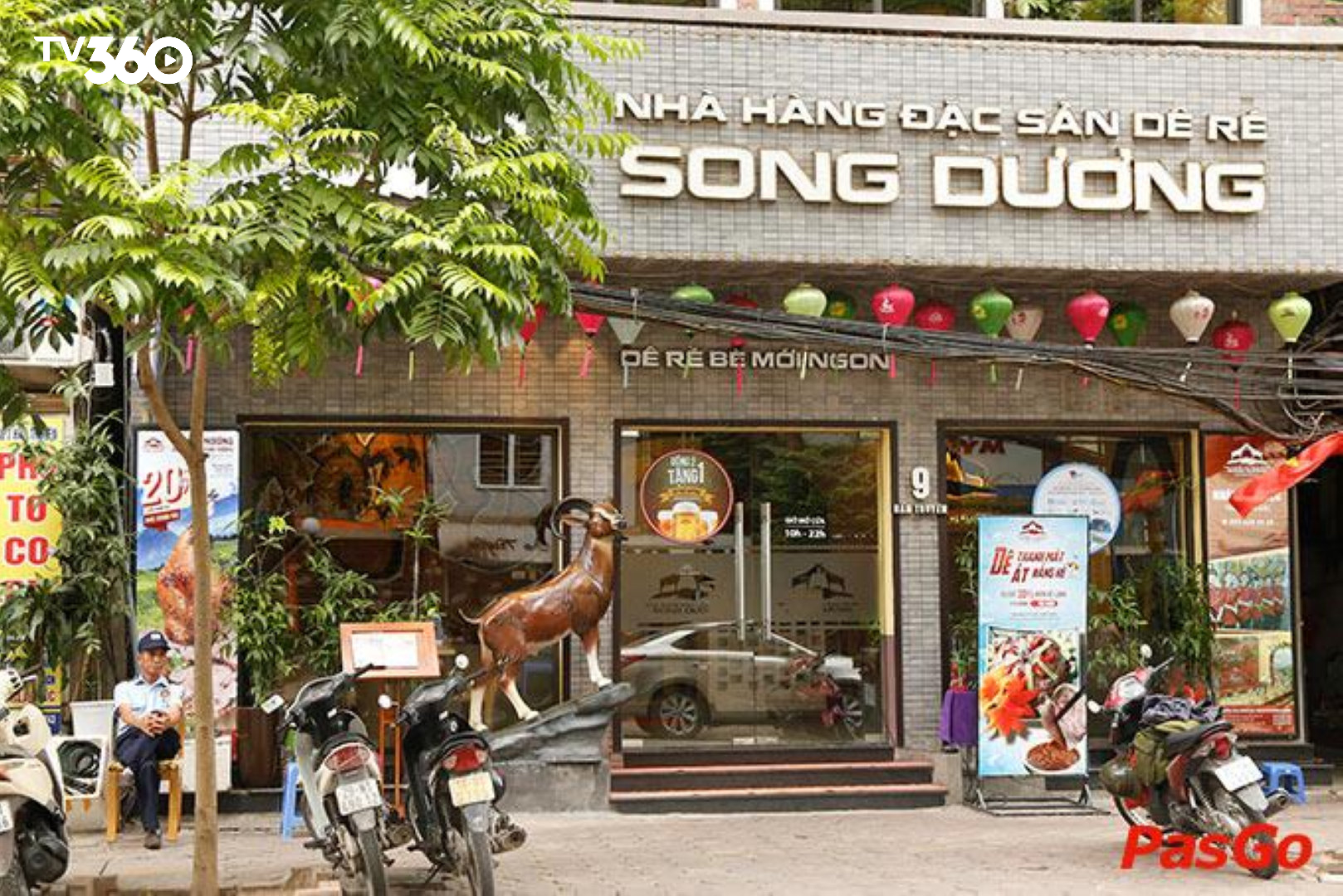 Nhà Hàng Song Dương toạ lạc tại trung tâm Hà Nội phù hợp cho fan bóng đá tụ tập