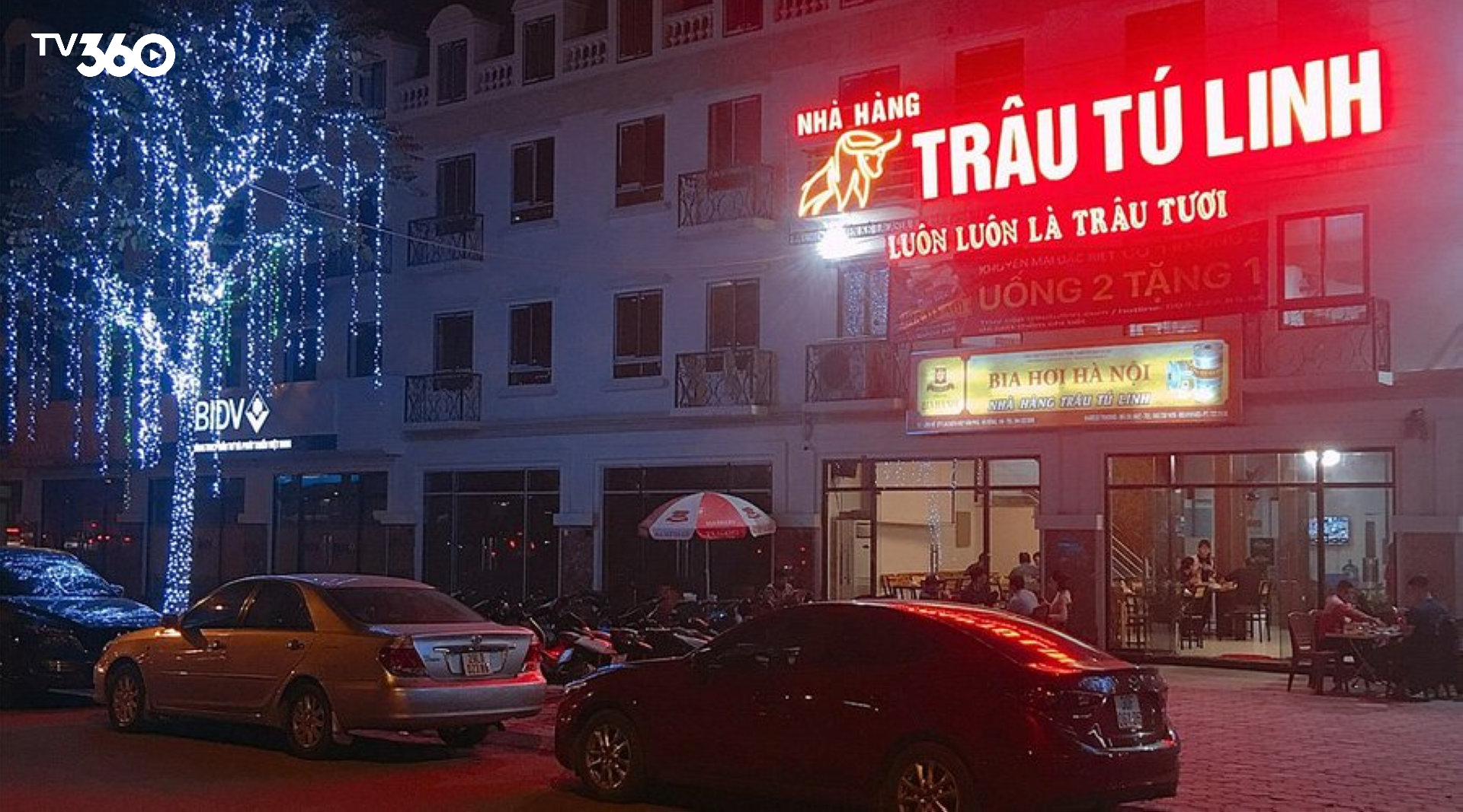 Nhà hàng Trâu Tú Linh nổi bật với thực đơn đặc sản thịt trâu đa dạng, không gian rộng rãi, hiện đại, phù hợp cho nhóm đông người, gia đình và các buổi xem bóng đá.