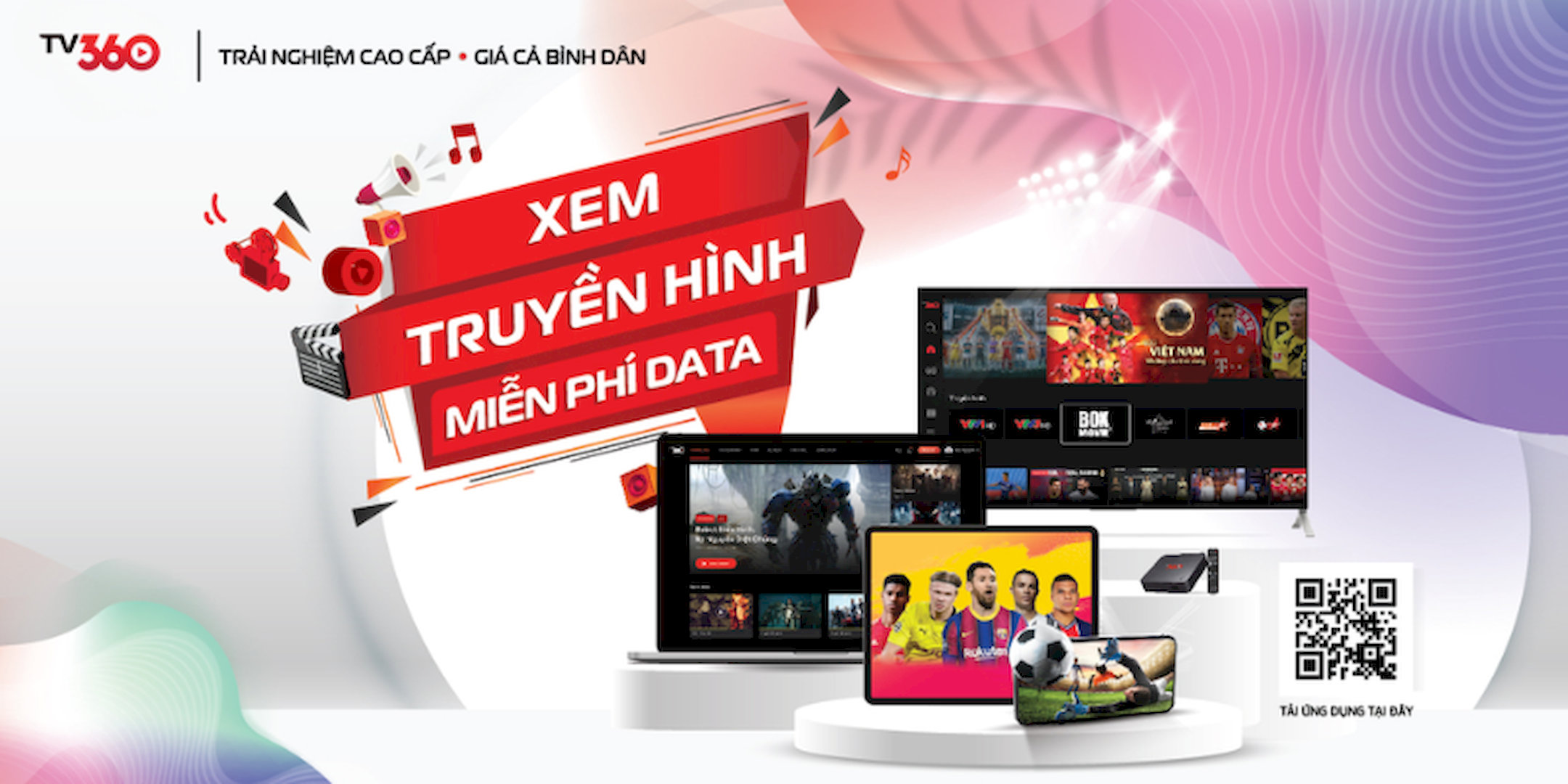 TV360 với ưu đãi cực khủng, miễn phí data 4G-5G cho người dùng Viettel