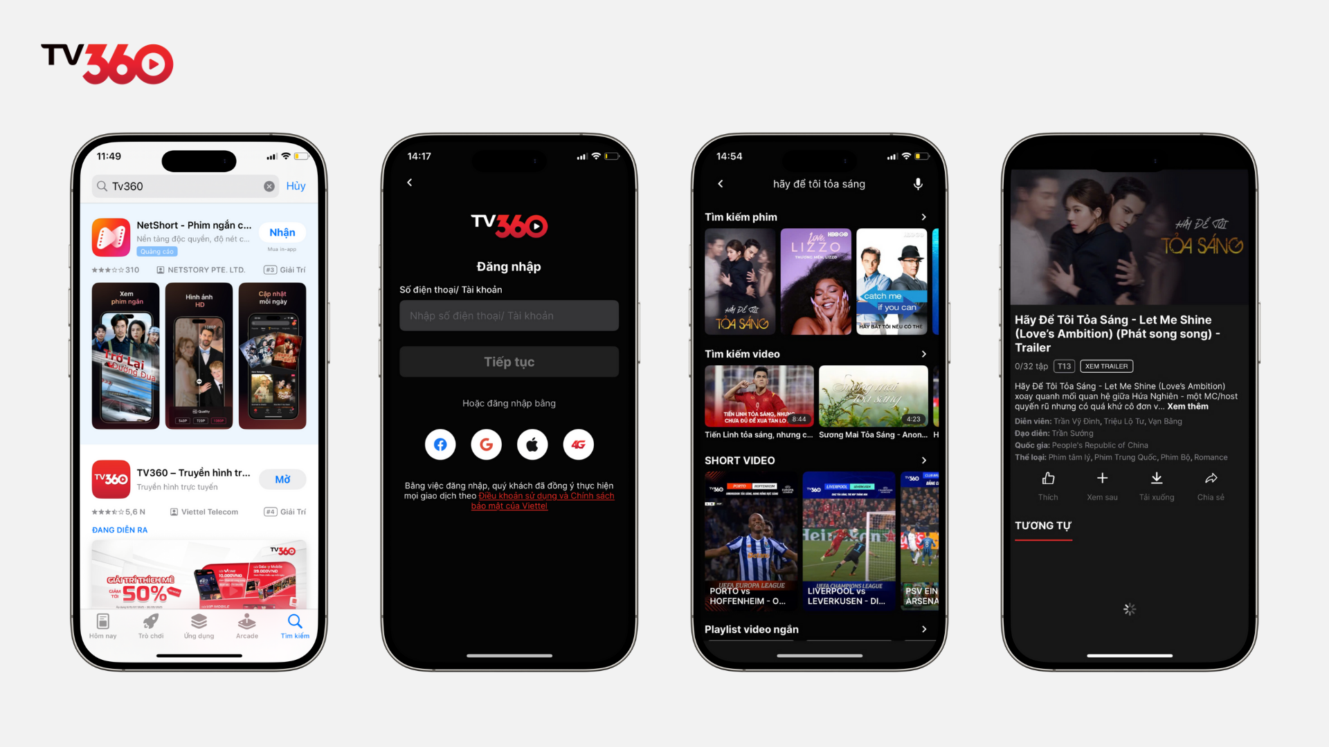 Cách xem Hãy Để Tôi Tỏa Sáng Trên TV360