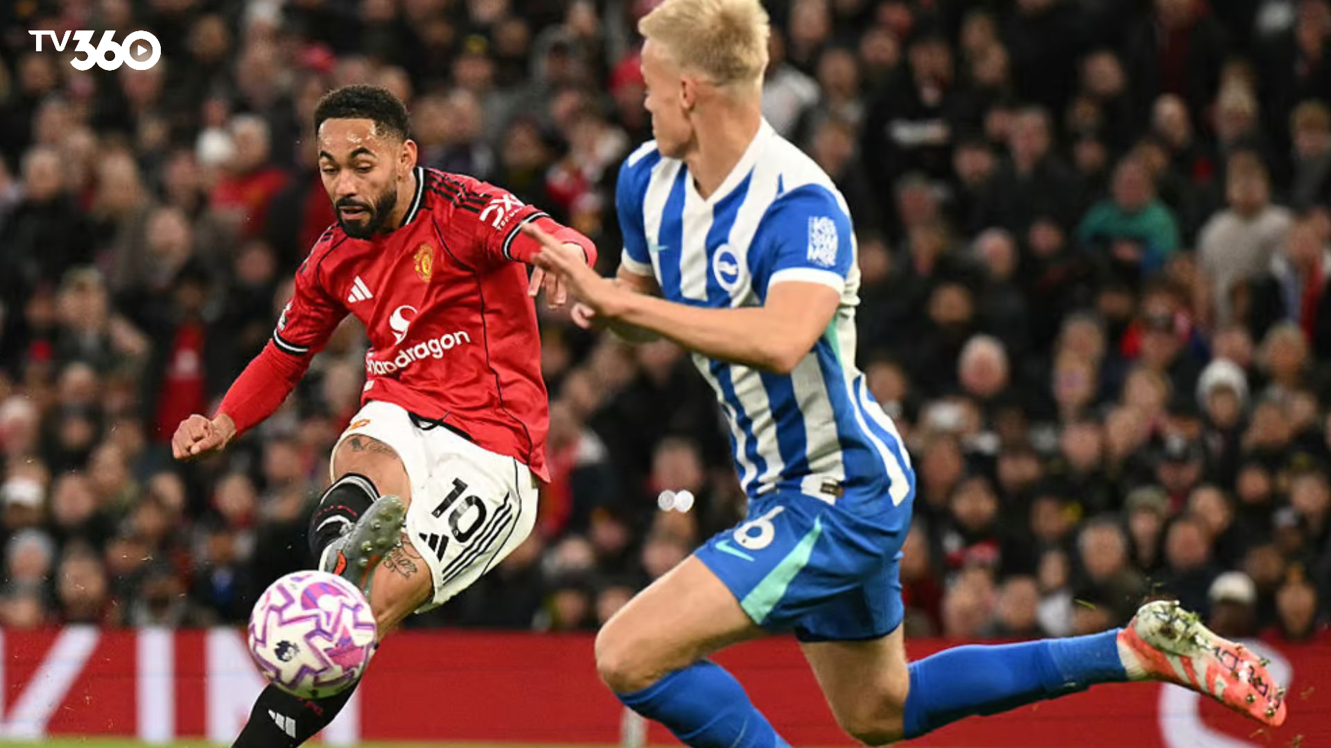 Man United nhấn ga sân nhà: 4-2 nghẹt thở trước Brighton