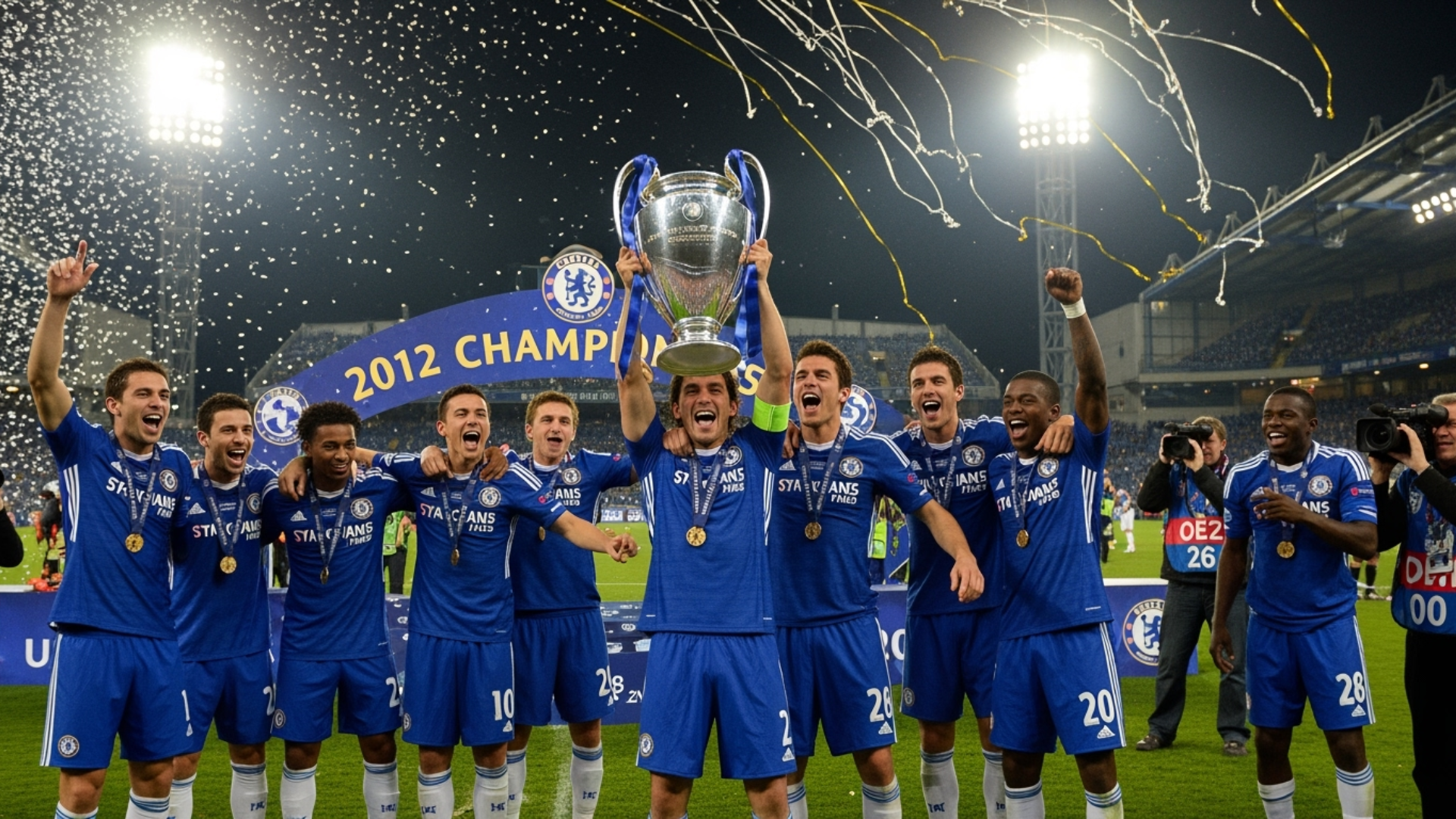 Chelsea lần đầu vô địch Champions League năm 2012, đánh bại Bayern ngay tại sân nhà đối thủ và làm nên chiến thắng kỳ tích giàu cảm xúc bậc nhất lịch sử giải đấu.