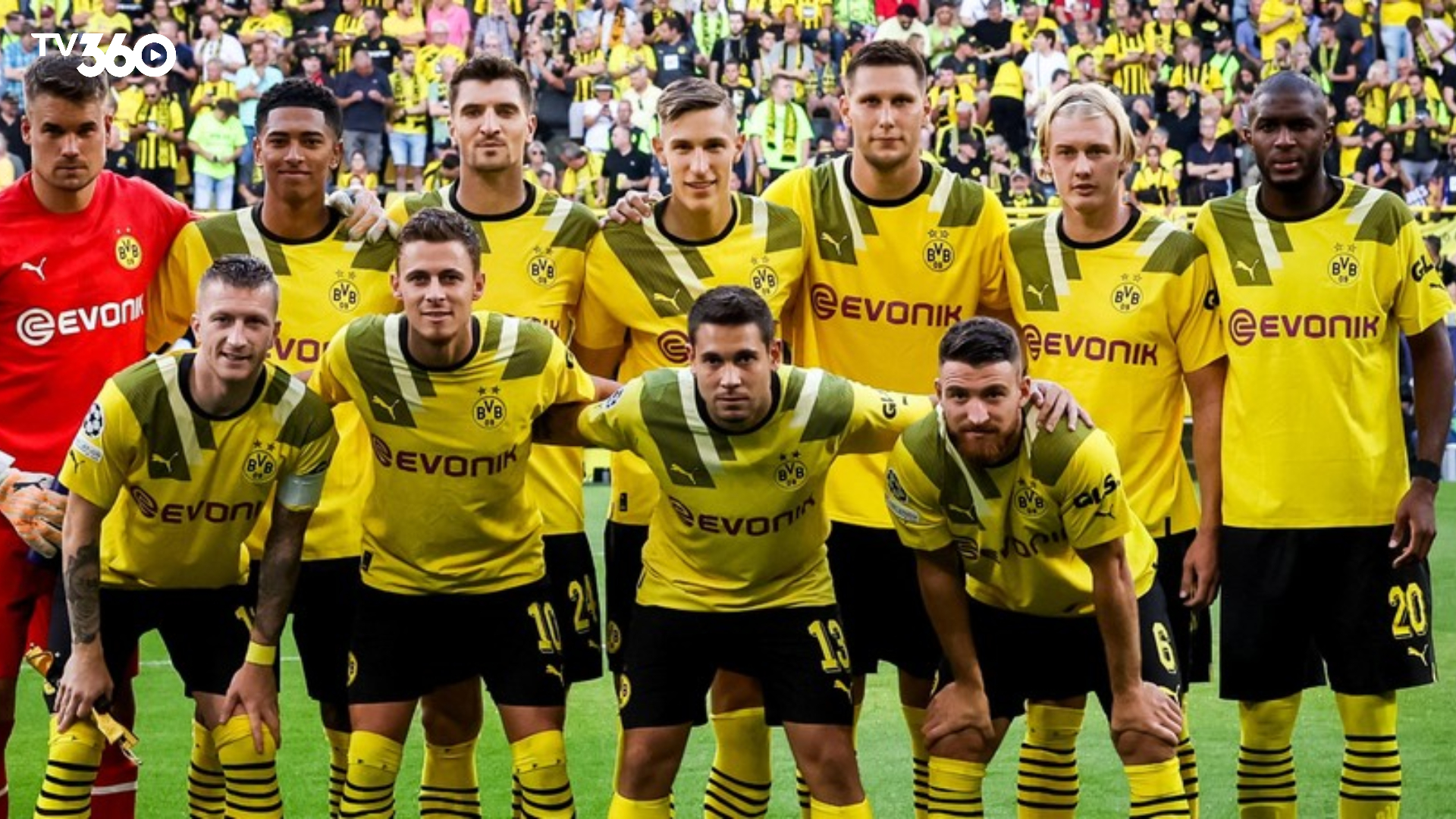 Đội hình Dortmund kết hợp sức trẻ và kinh nghiệm trên hành trình châu Âu