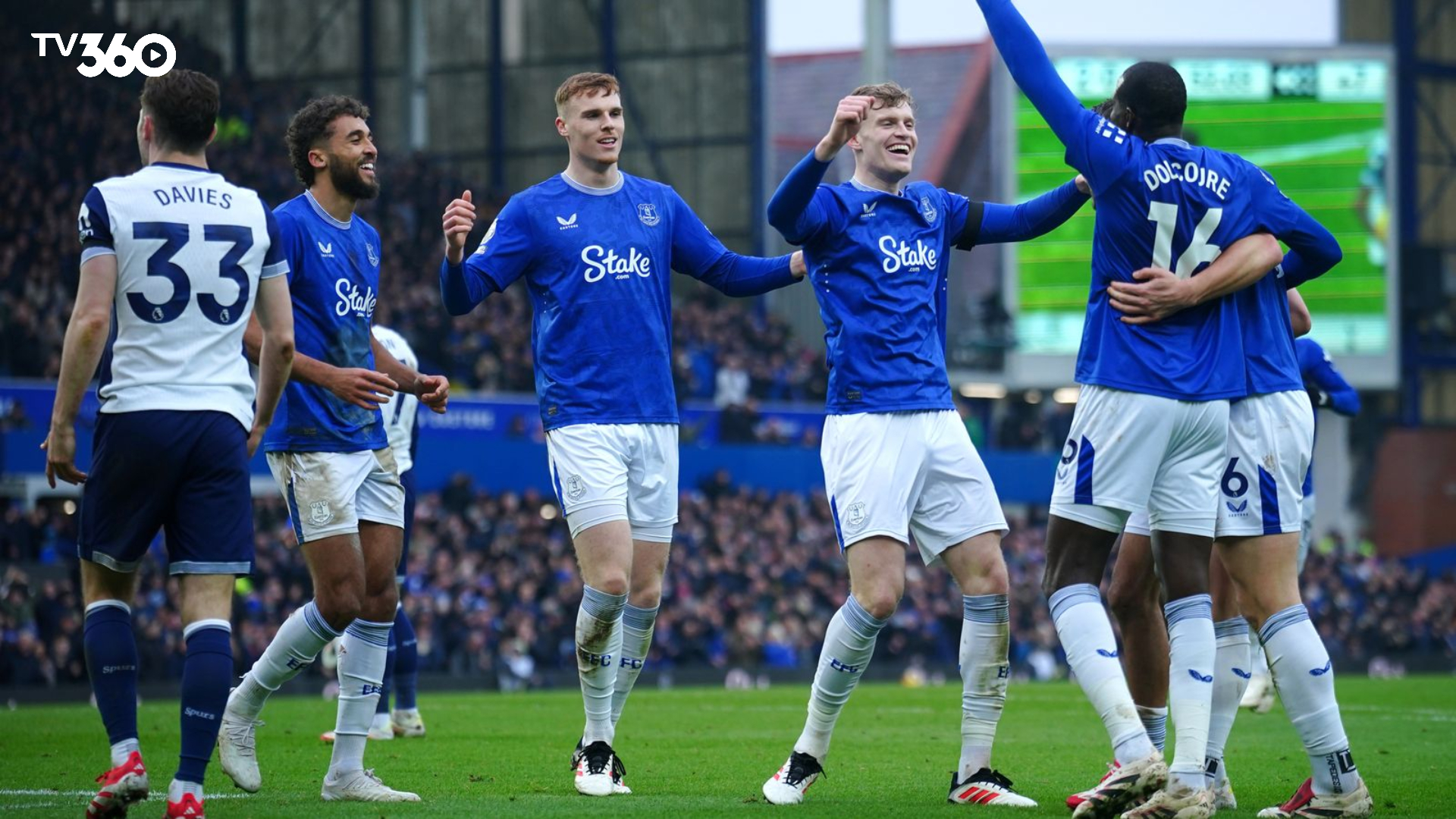 Thống kê bảng thành tích gần đây của Everton và Tottenham