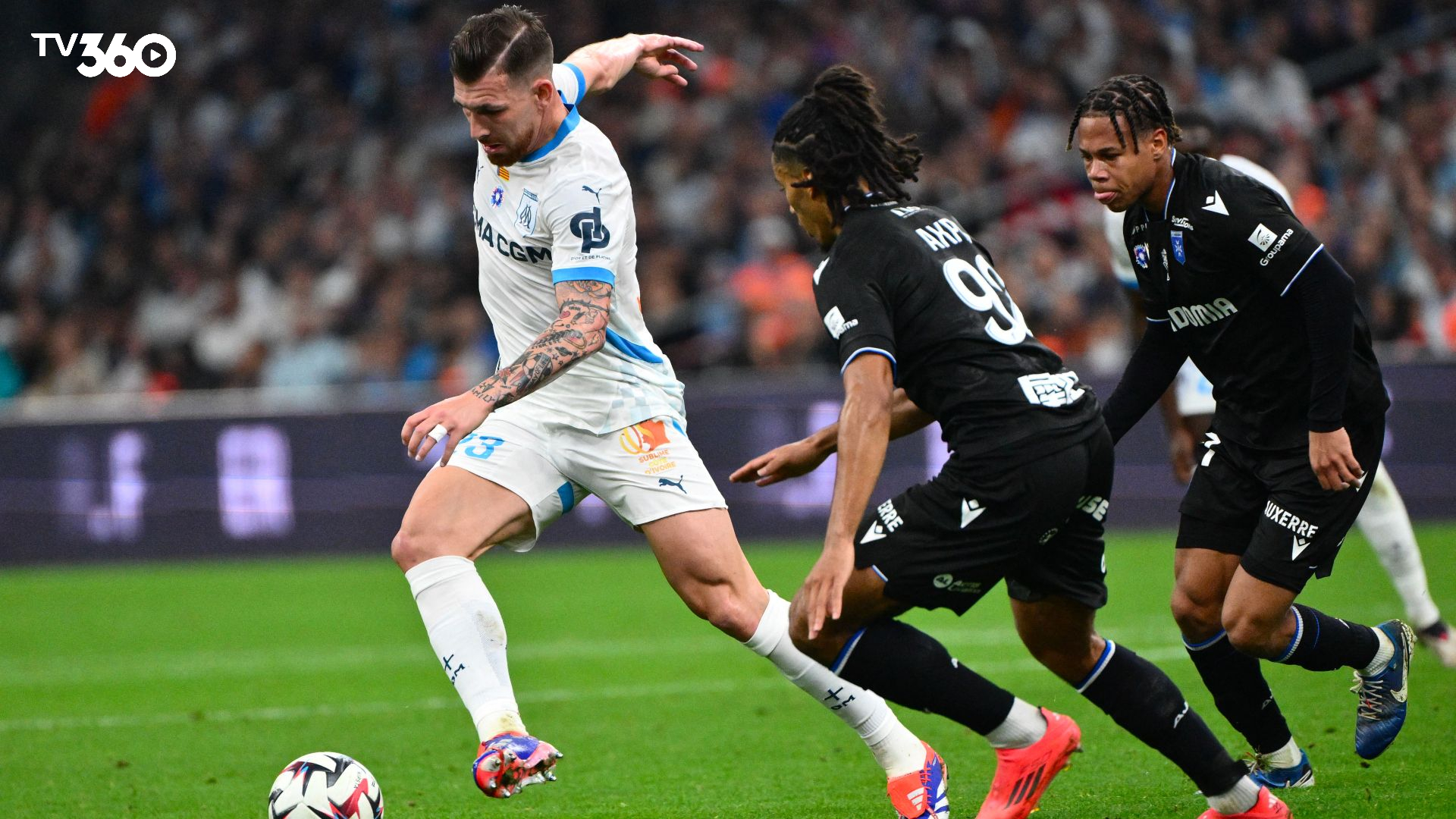 Trận đấu giữa Auxerre vs Marseille