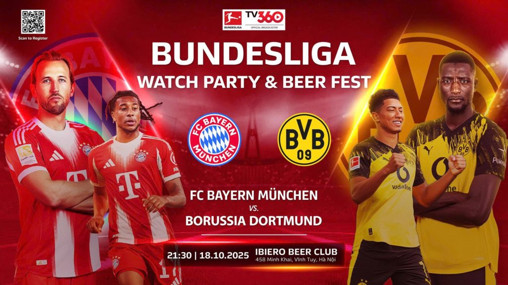 xem chung Bundesliga Bayern vs Dortmund