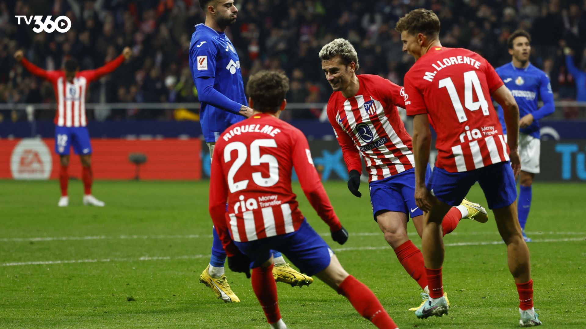 Trận đấu Getafe vs Atletico Madrid