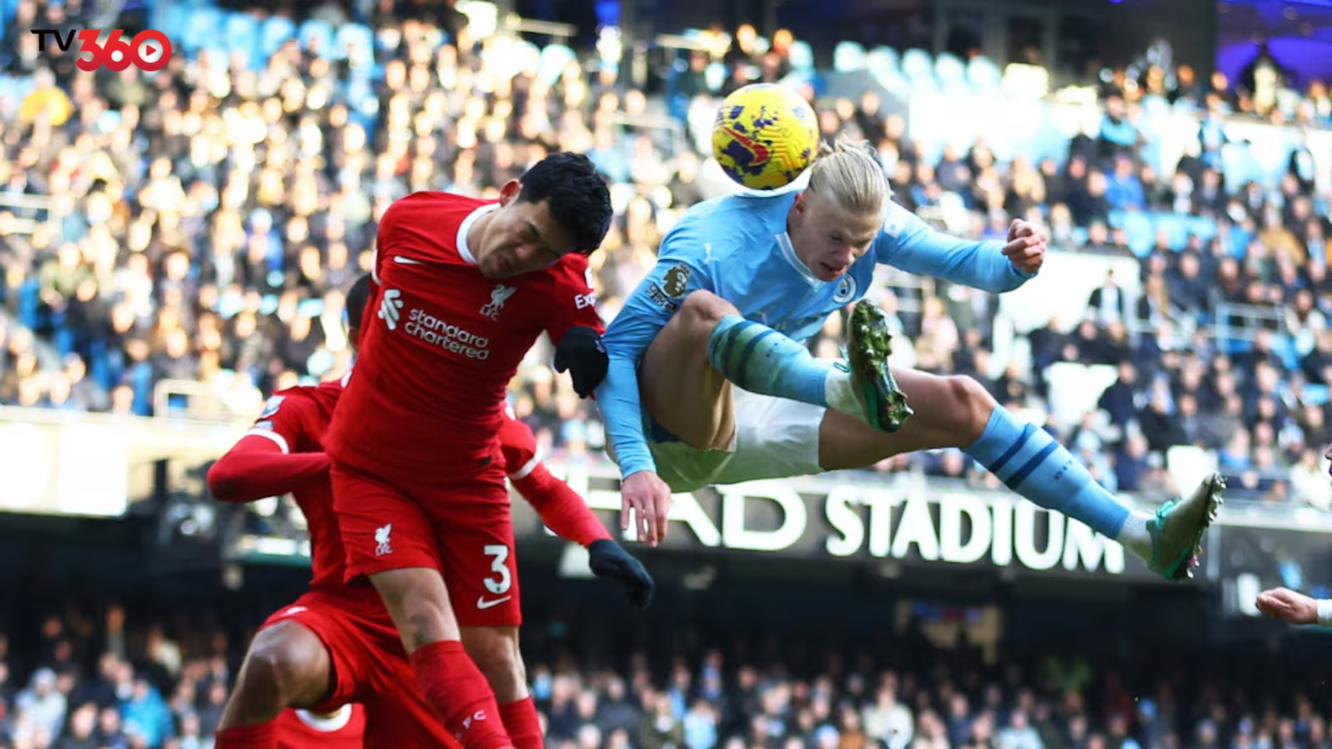 Trận đấu Manchester City vs Liverpool