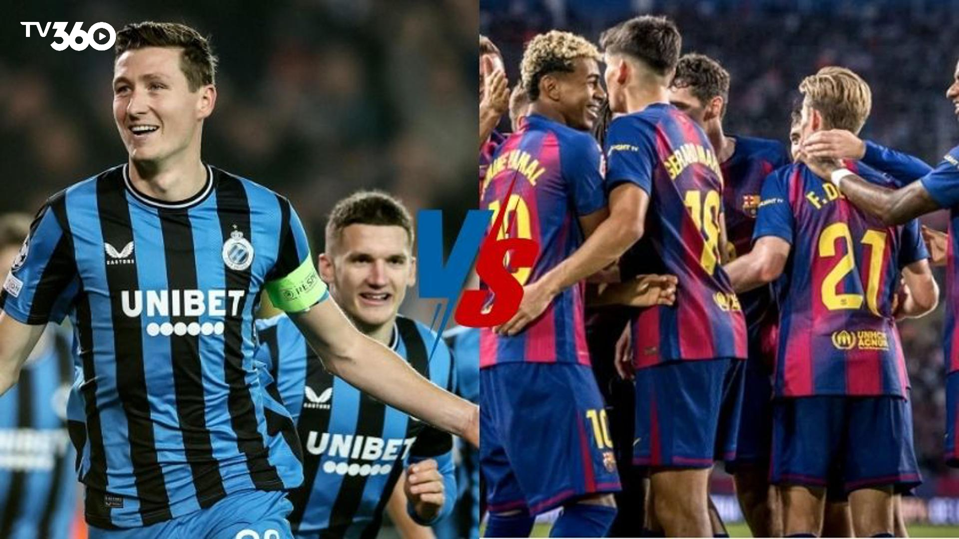 Club Brugge kém lợi thế hơn so với Barcelona dù đá sân nhà