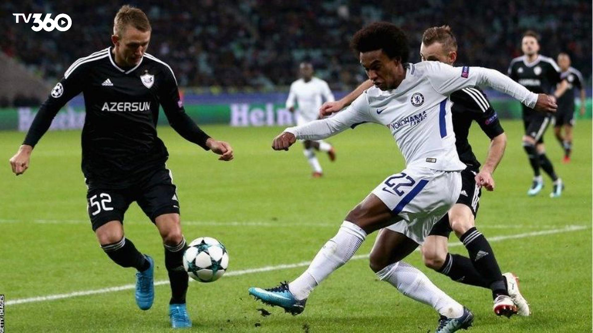 Trận đấu giữa Qarabag vs Chelsea được người hâm mộ mong đợi