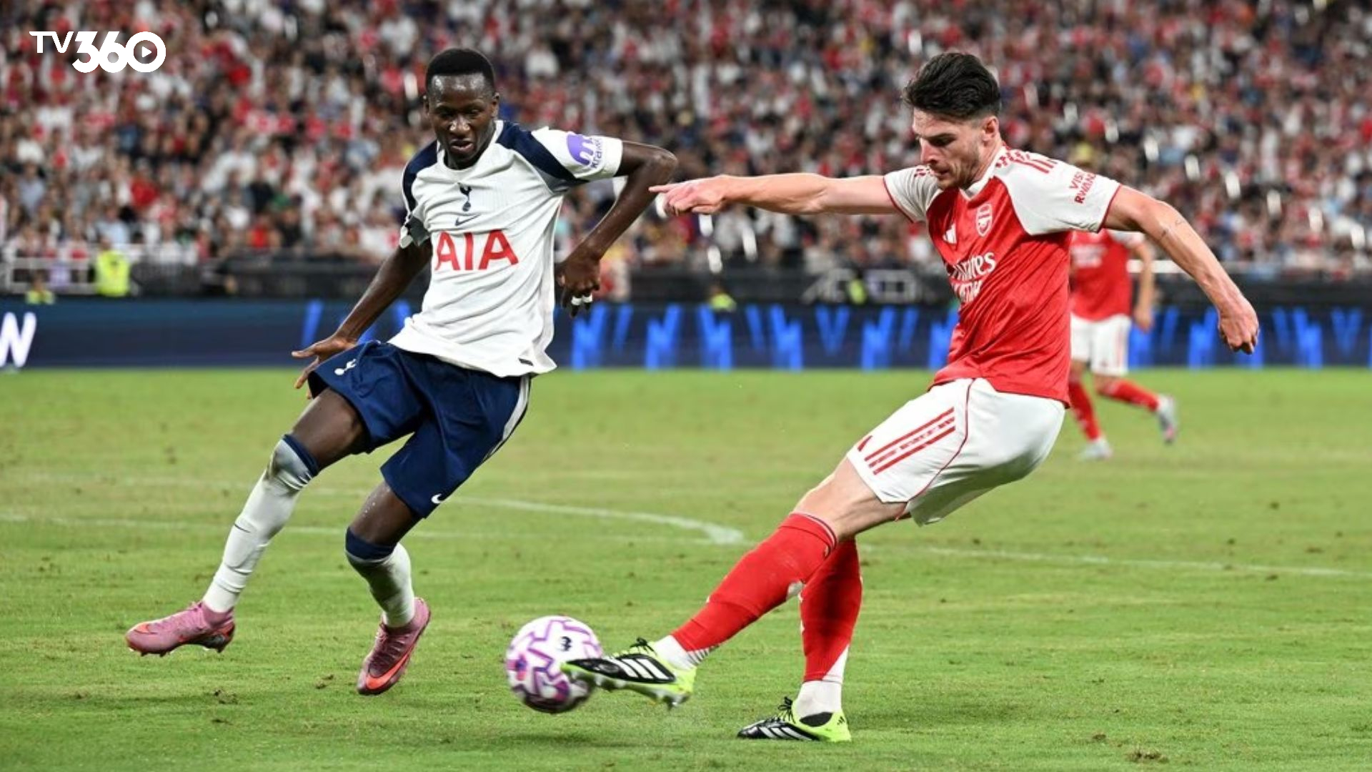 Lợi thế sân nhà giúp tỷ lệ chiến thắng của Arsenal so với Tottenham được nâng cao