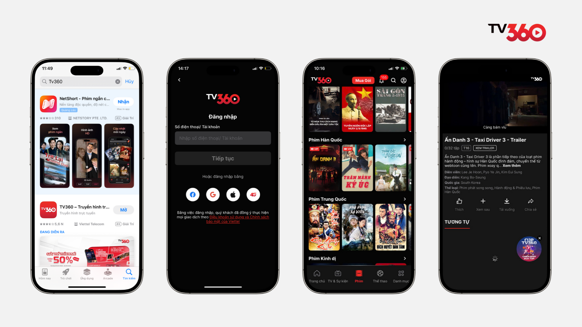 Cách xem Taxi Driver 3 trên TV36