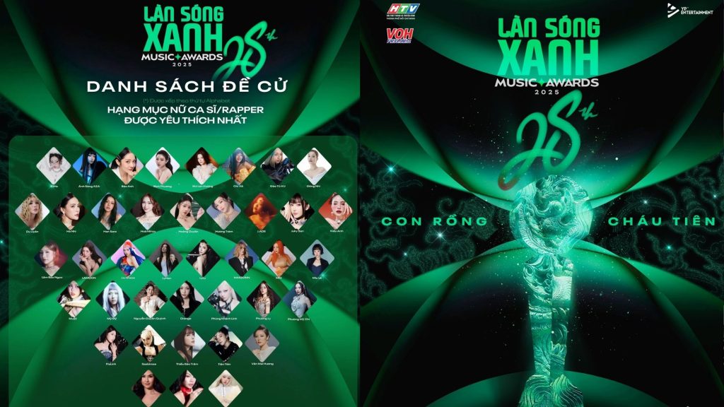 Giải thưởng Làn Sóng Xanh 2025: Lễ công bố đề cử và bình chọn 2025