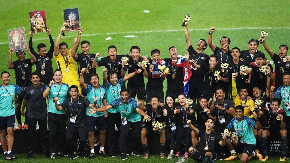Thái Lan giữ kỷ lục 8 lần vô địch liên tiếp môn bóng đá nam SEA Games