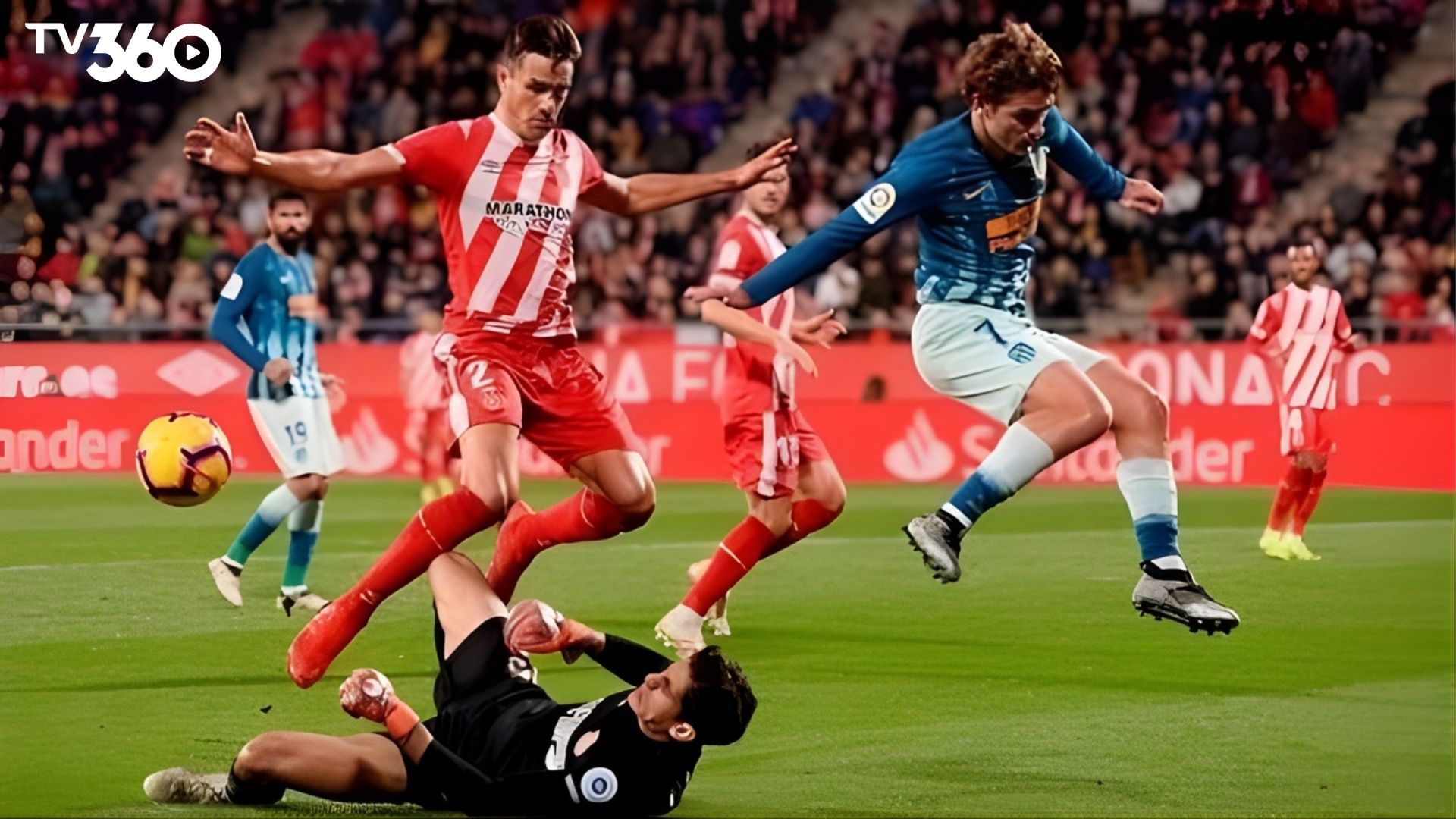 Atletico Madrid chiếm ưu thế trong trận đấu gặp Girona