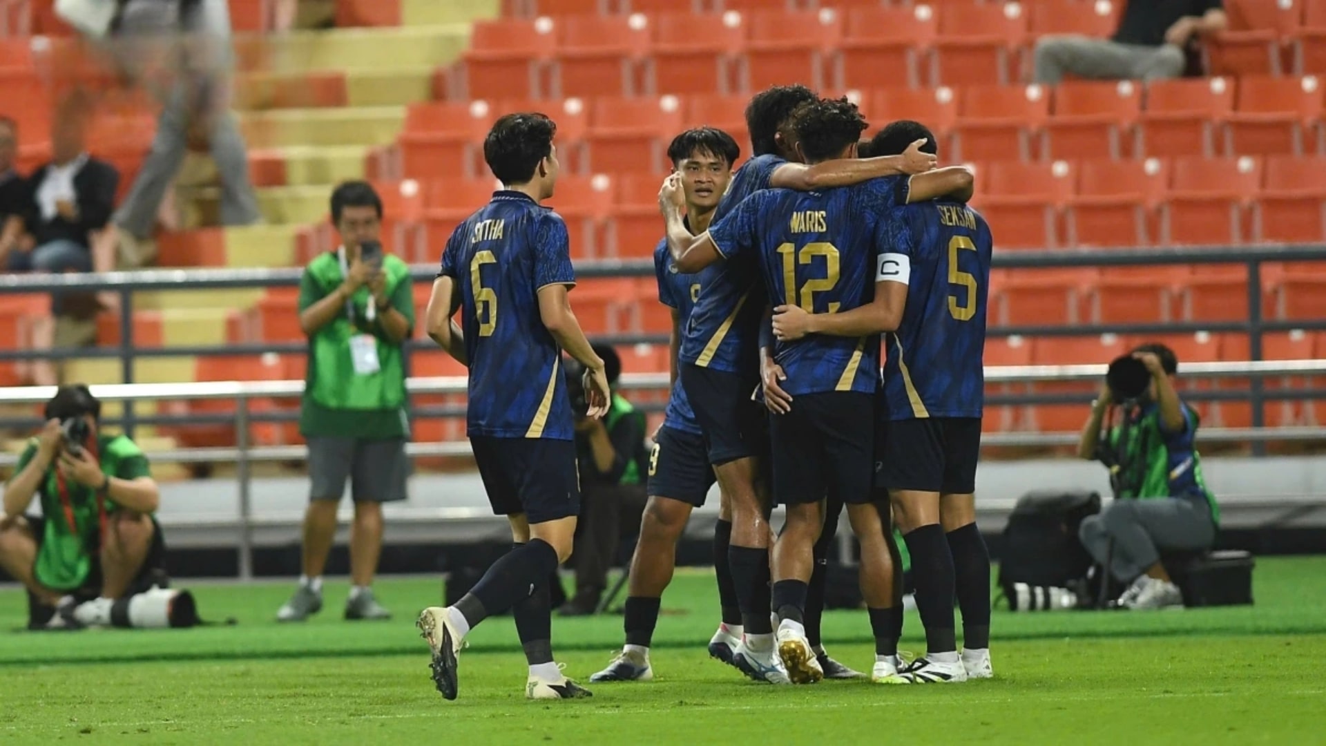 U22 Thái Lan cách biệt U22 Việt Nam 2 bàn ở phút 31