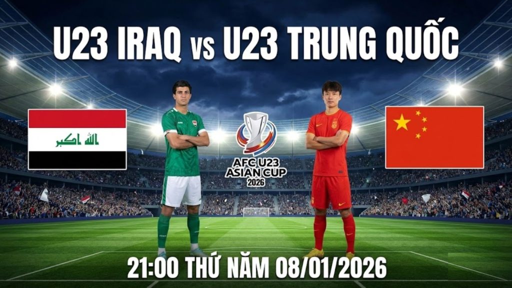 Nhận định U23 Iraq vs U23 Trung Quốc, 21:00 Thứ Năm 08/01