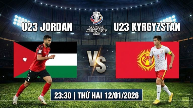 Nhận định U23 Jordan vs U23 Kyrgyzstan, 23:30 Thứ Hai 12/01