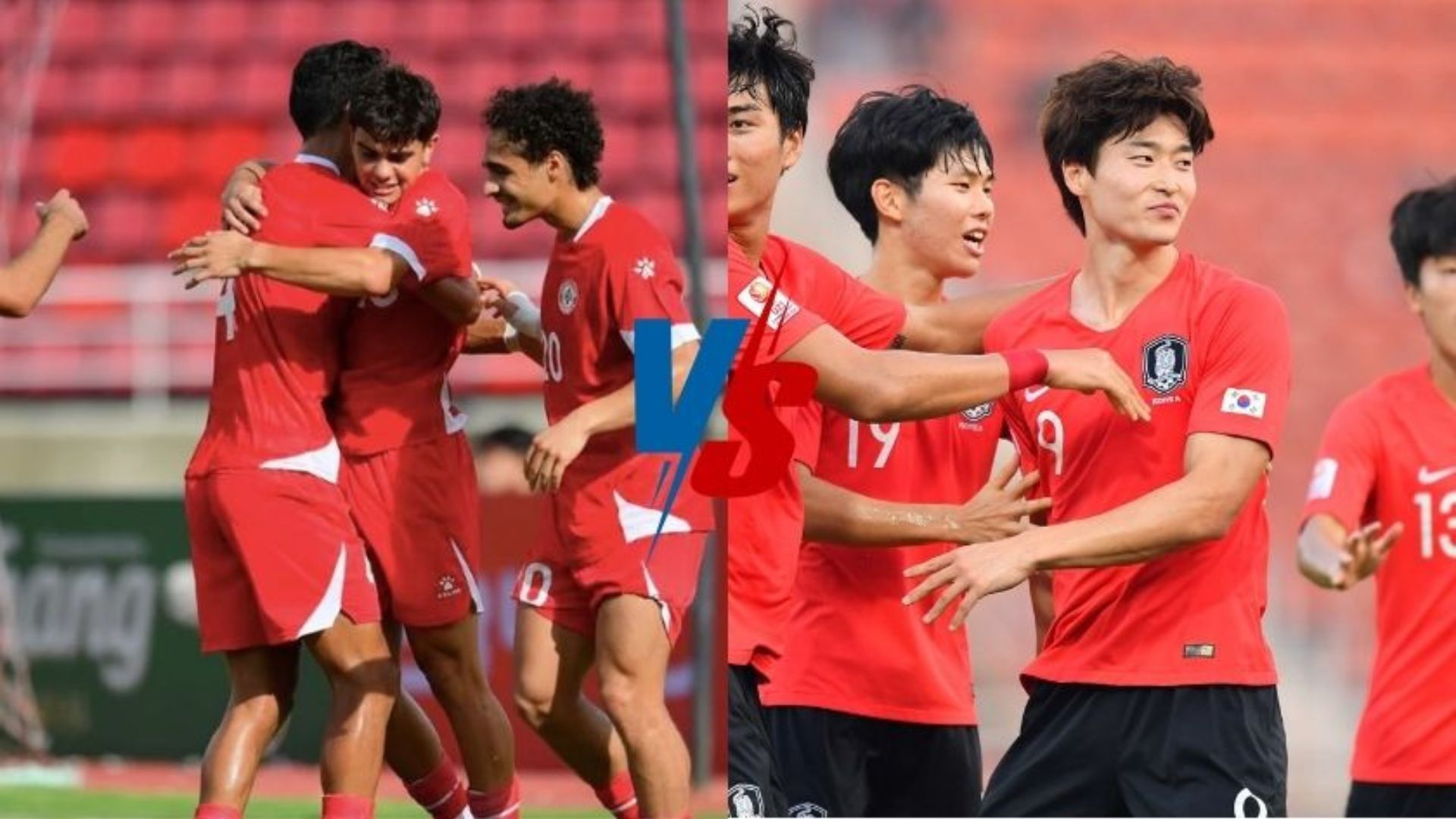 Trận đấu U23 Lebanon vs U23 Hàn Quốc diễn ra đầy kịch tính