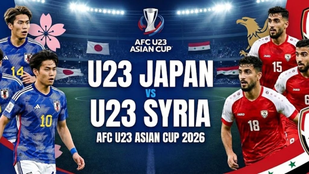 U23 Nhật Bản vs U23 Syria, 18:30 Thứ Tư 07/01