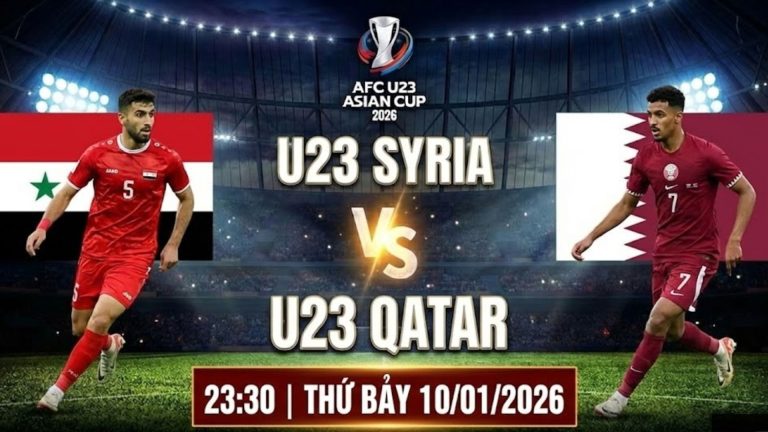 Nhận định U23 Syria vs U23 Qatar, 23:30 Thứ Bảy 10/01