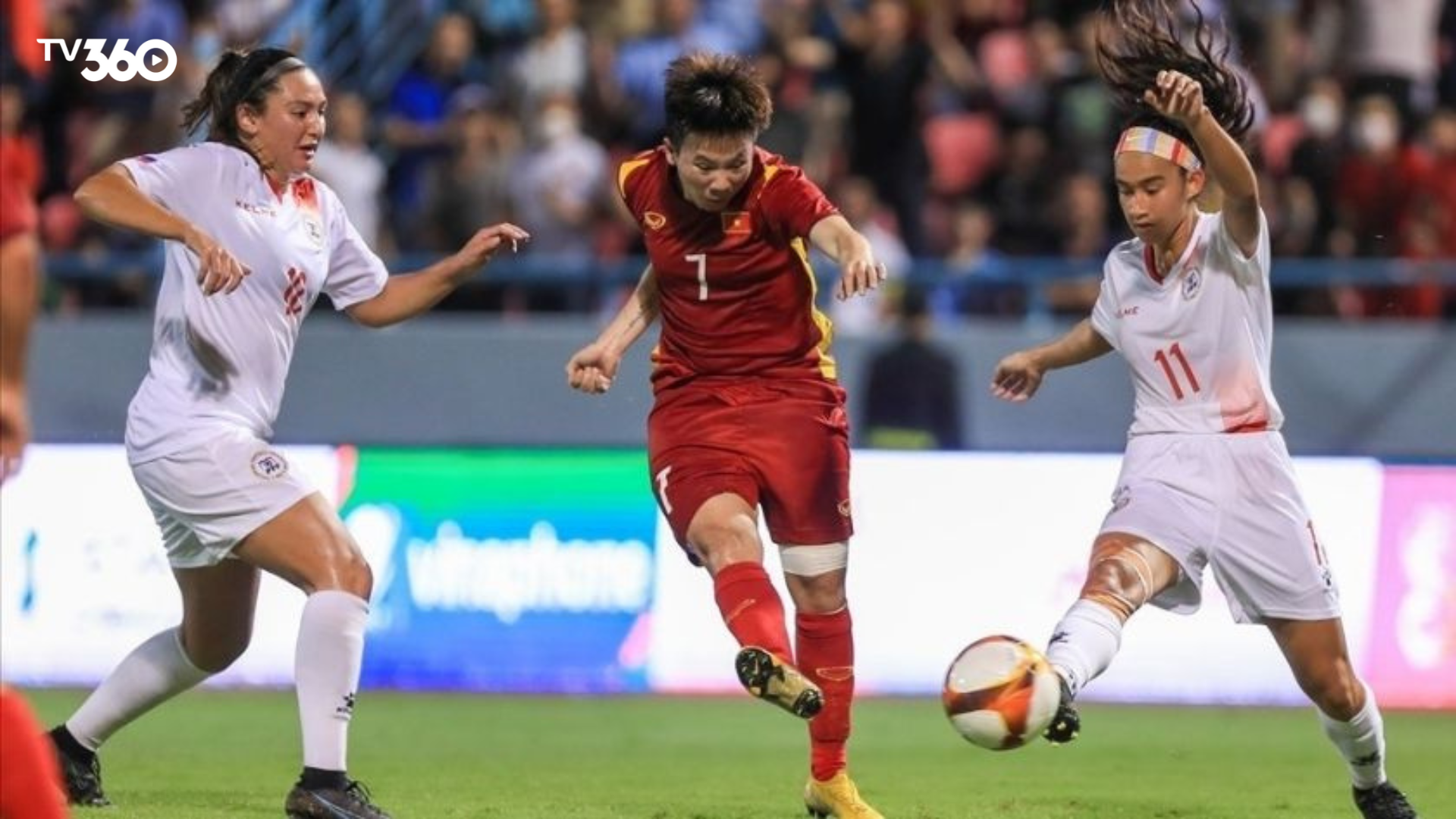 Nữ Philippines là một trong những đối thủ “khó nhằn” của Nữ Việt Nam