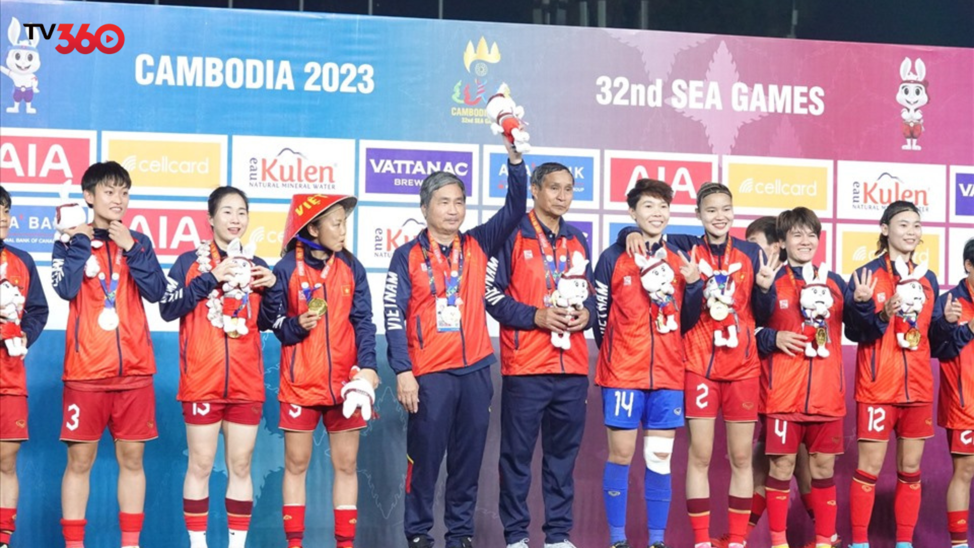 Khoảnh khắc đội tuyển Nữ Việt Nam dành chiếc cúp HCV thứ 4 liên tục