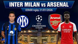 Nhận định Inter Milan vs Arsenal, 03h00 ngày 21/01