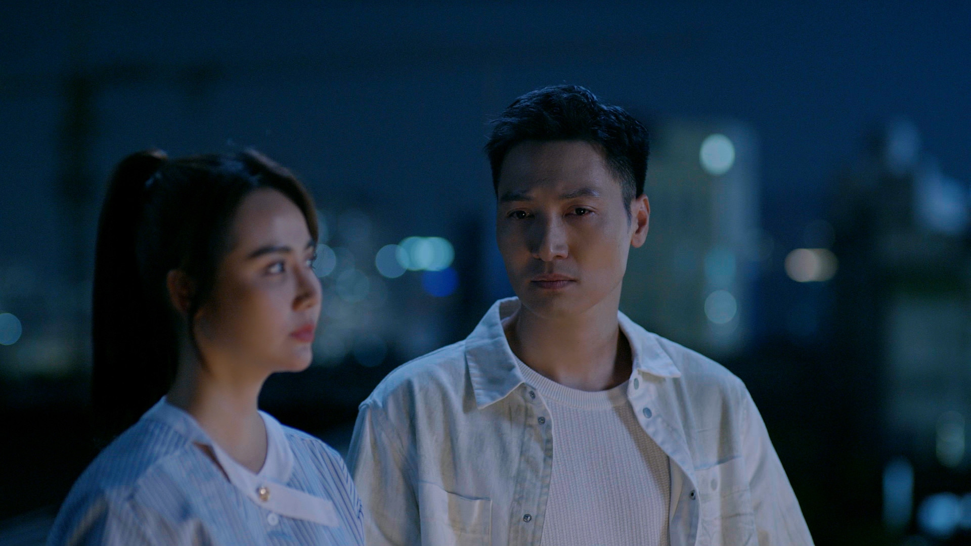 Mạnh Trường trong tạo hình nhân vật Lâm trong Chúng ta của 8 năm sau