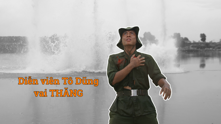 Nam diễn viên Tô Dũng trong bộ phim "Mùi cỏ cháy"