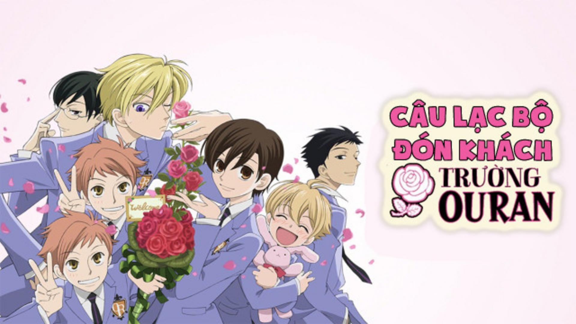 Bộ phim anime học đường nổi tiếng - Câu Lạc Bộ Đón Khách Trường Ouran