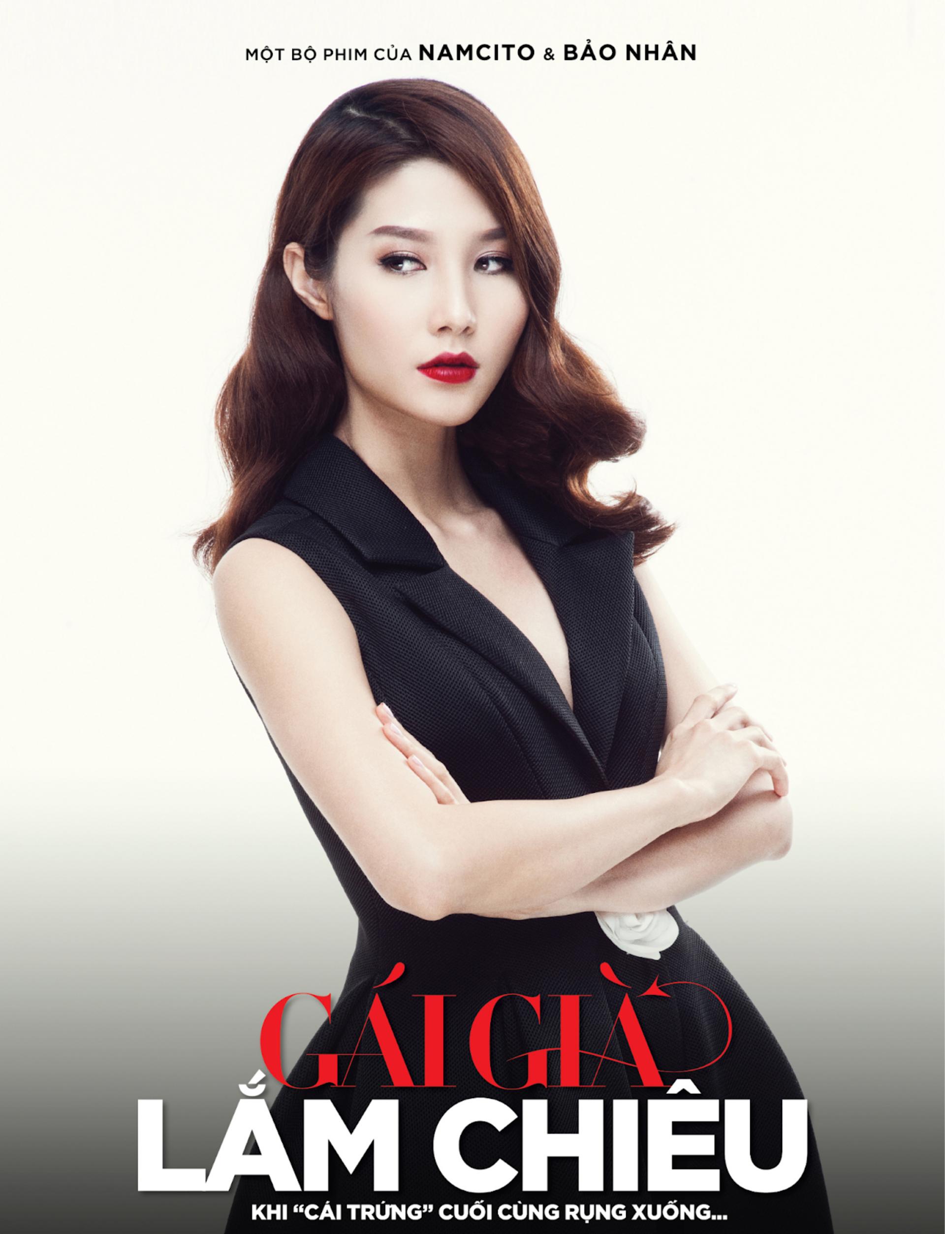 Tạo hình quý cô Linh San sang chảnh và quyến rũ của Diễm My 9x trong bộ phim điện ảnh Gái già lắm chiêu