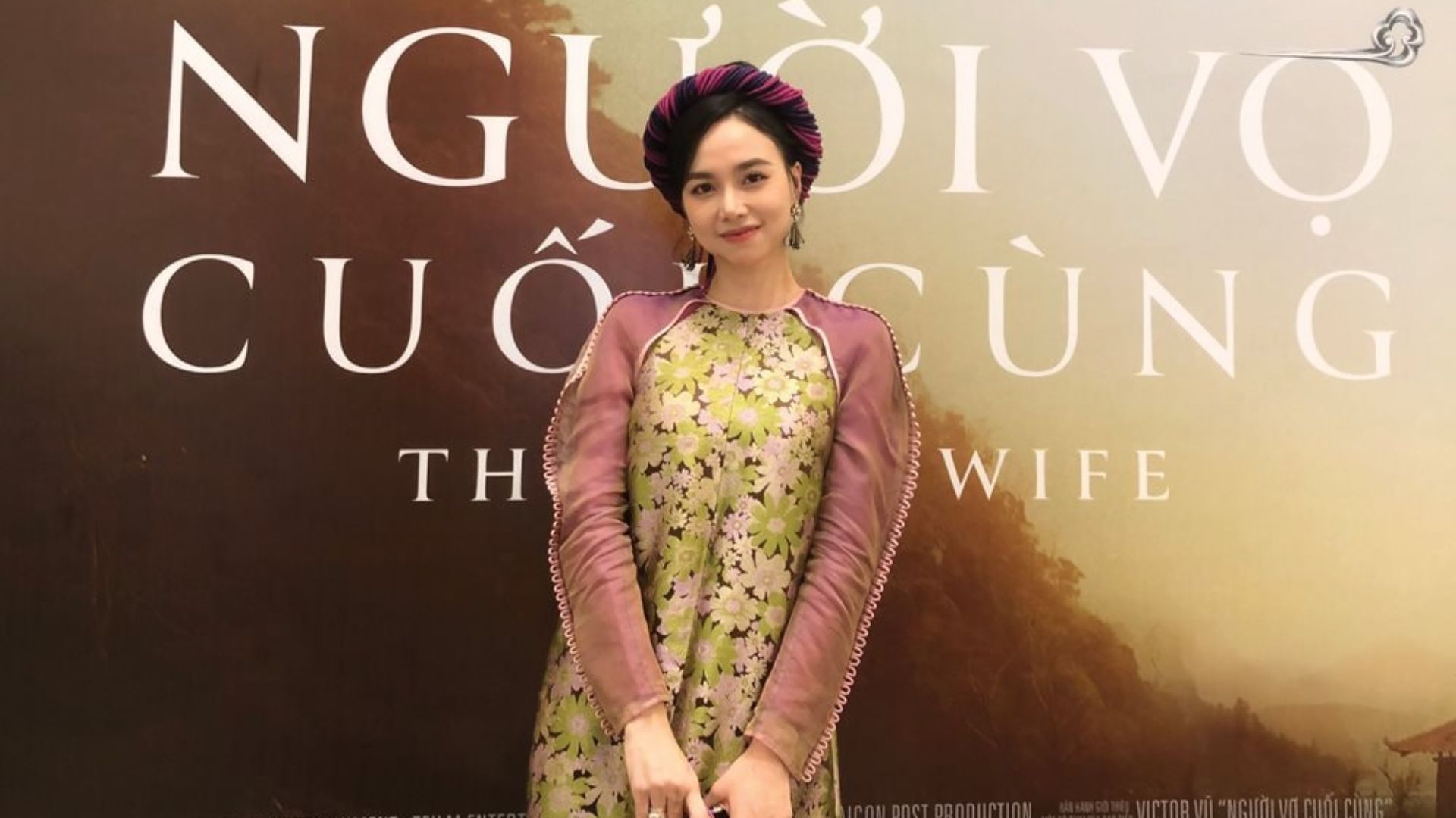 Đinh Ngọc Diệp tại buổi ra mắt phim “Người vợ cuối cùng”