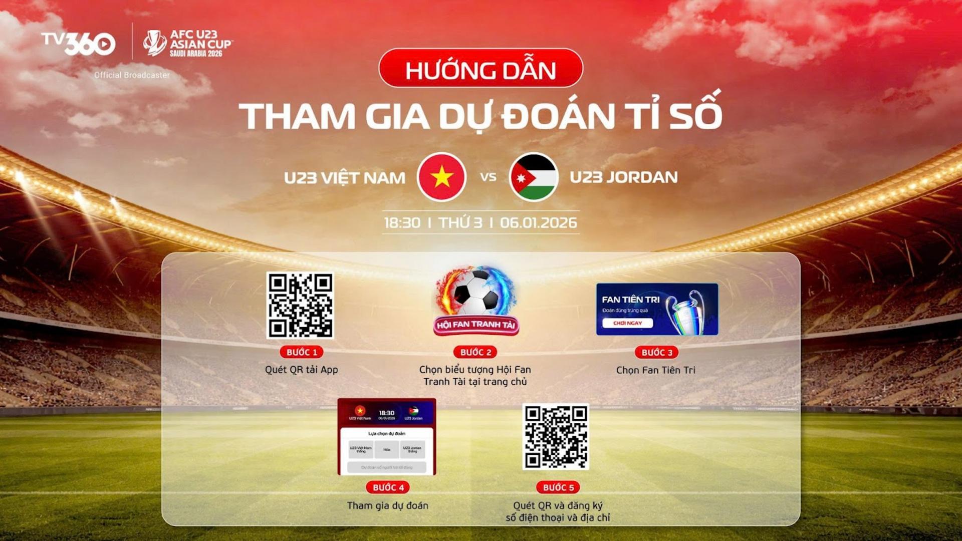 Tham gia dự đoán tỷ số cùng TV360