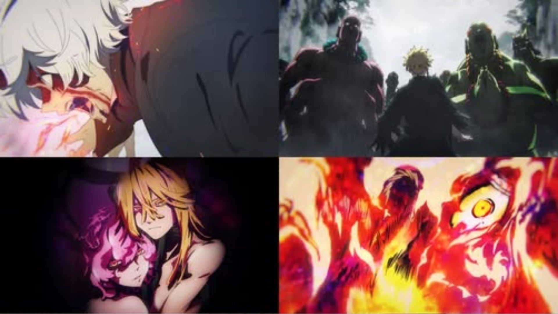 Gabimaru đứng giữa rừng hoa của đảo Shinsenkyo, ánh mắt thể hiện quyết tâm sắt đá phải giành lấy sự tự do để trở về với vợ