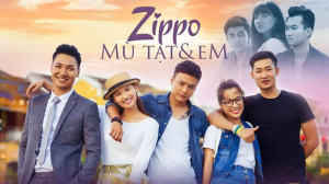 Hồng Đăng cùng bạn diễn trong phim Zippo, mù tạt và em (2016)