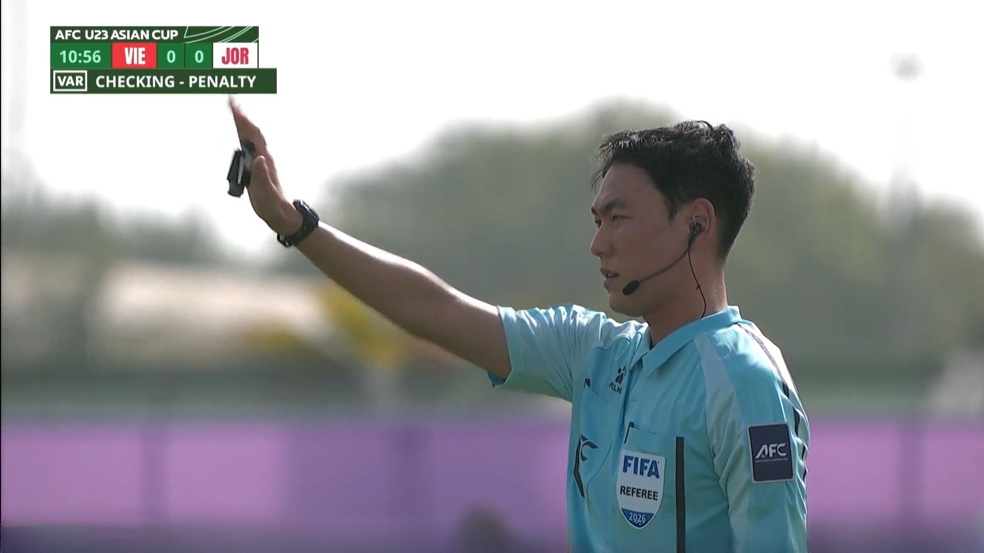 Trọng tài Choi Hyun-jai bắt chính trận đấu U23 Việt Nam vs U23 Jordan