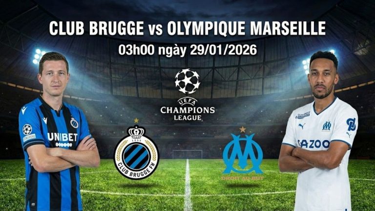 Nhận định Club Brugge vs Olympique Marseille, 03h00 ngày 29/01