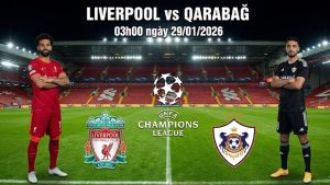 Nhận định Liverpool vs Qarabağ, 03h00 ngày 29/01