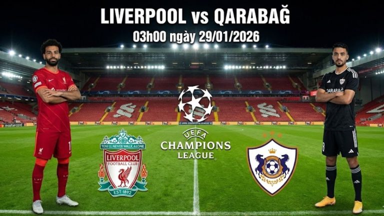 Nhận định Liverpool vs Qarabağ, 03h00 ngày 29/01