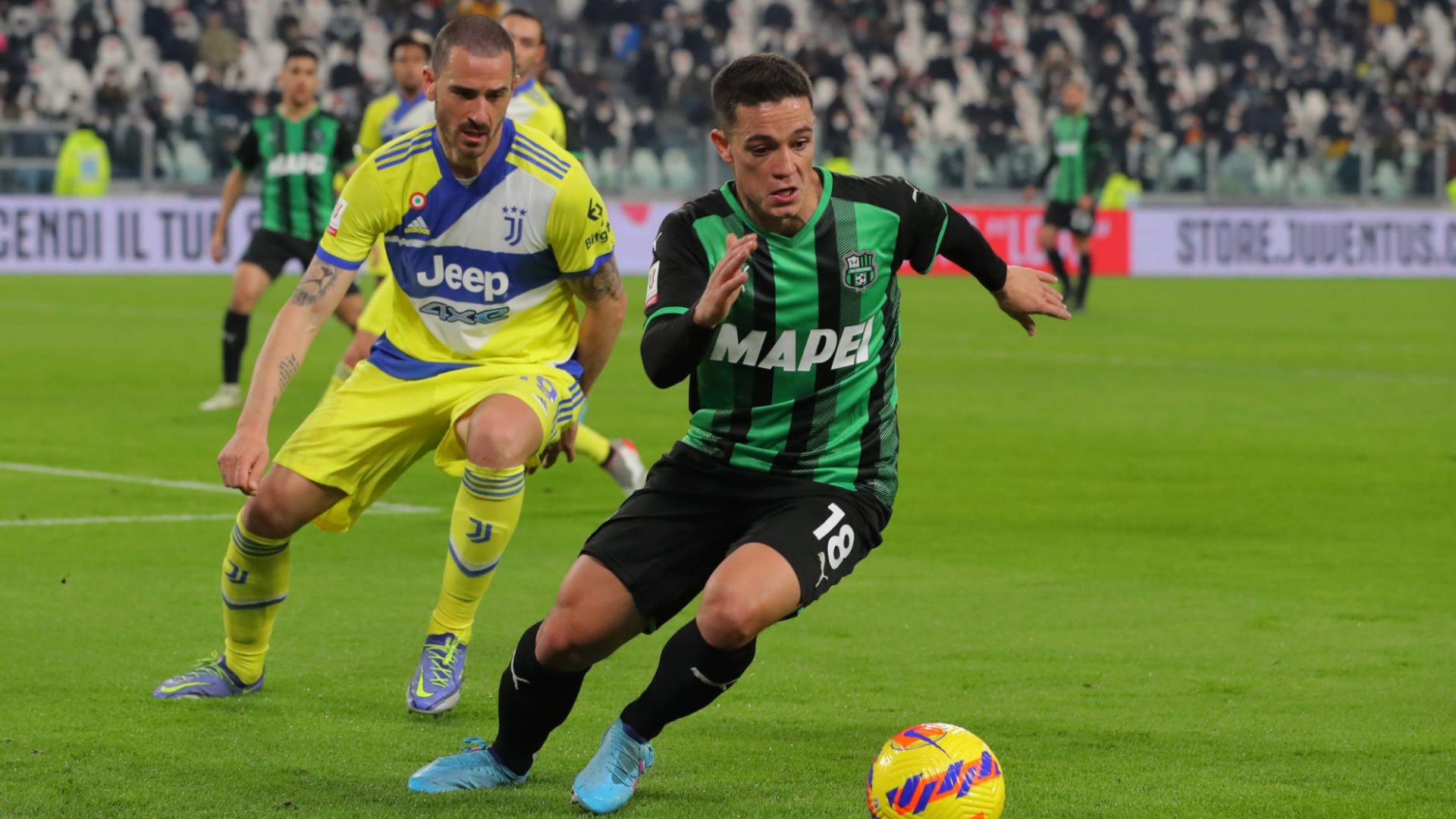 Trận đấu Sassuolo vs Juventus