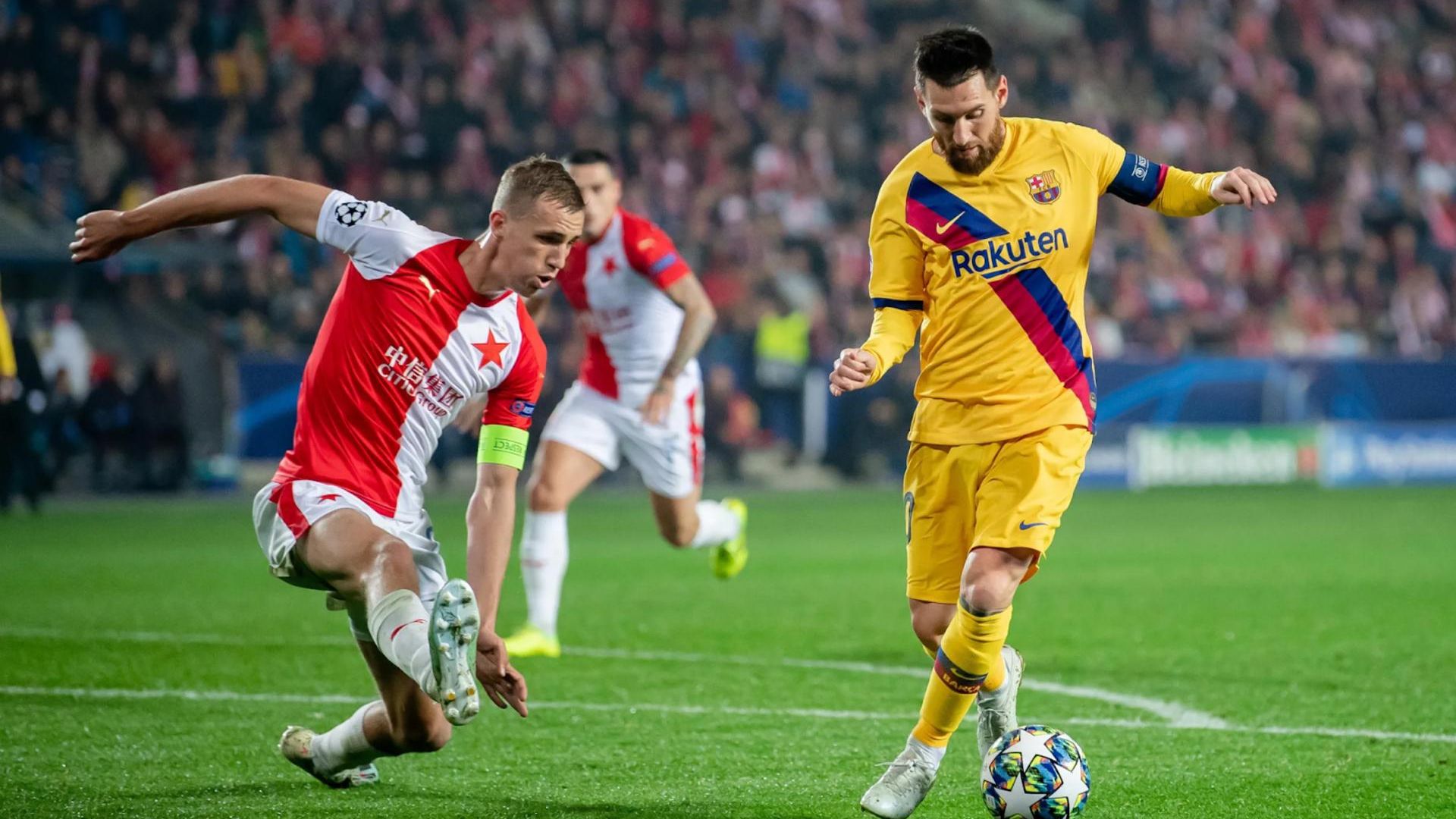 Trận đấu Slavia Praha vs Barcelona