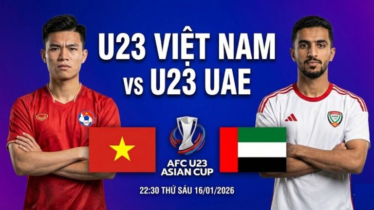 U23 Việt Nam vs U23 UAE, 22h30 ngày 16/1