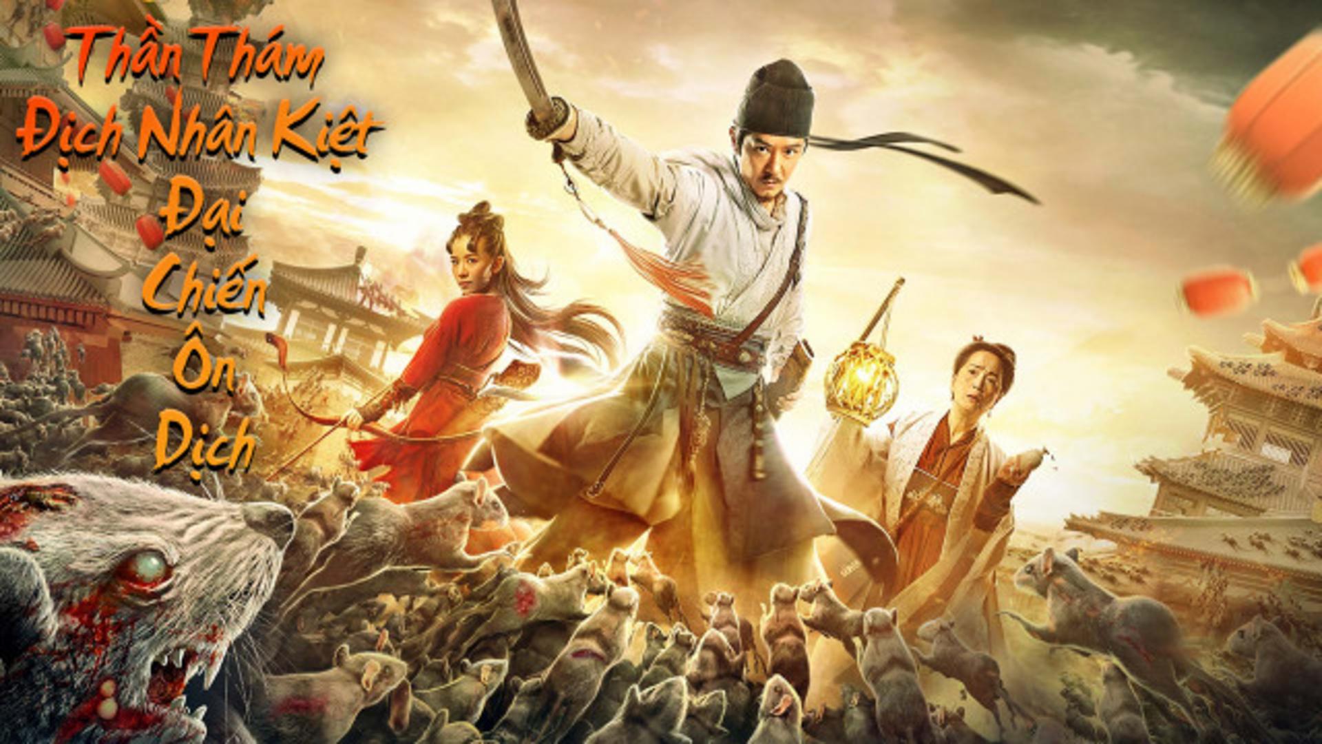 Địch Nhân Kiệt trổ tài phá án đại tài giữa lúc tâm dịch phát triển mạnh